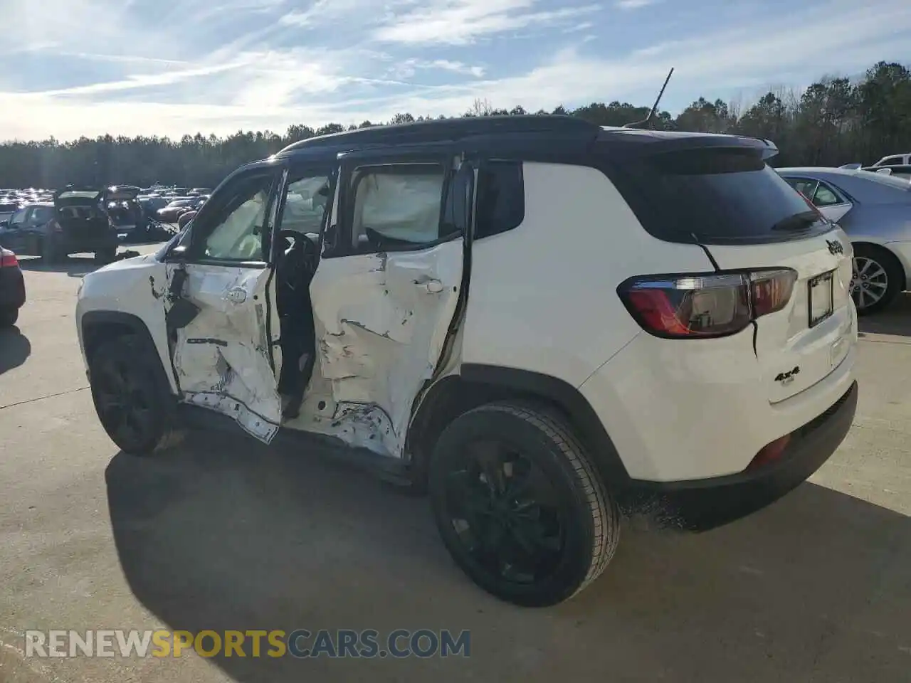 2 Photograph of a damaged car 3C4NJDBB3MT603588 JEEP COMPASS 2021