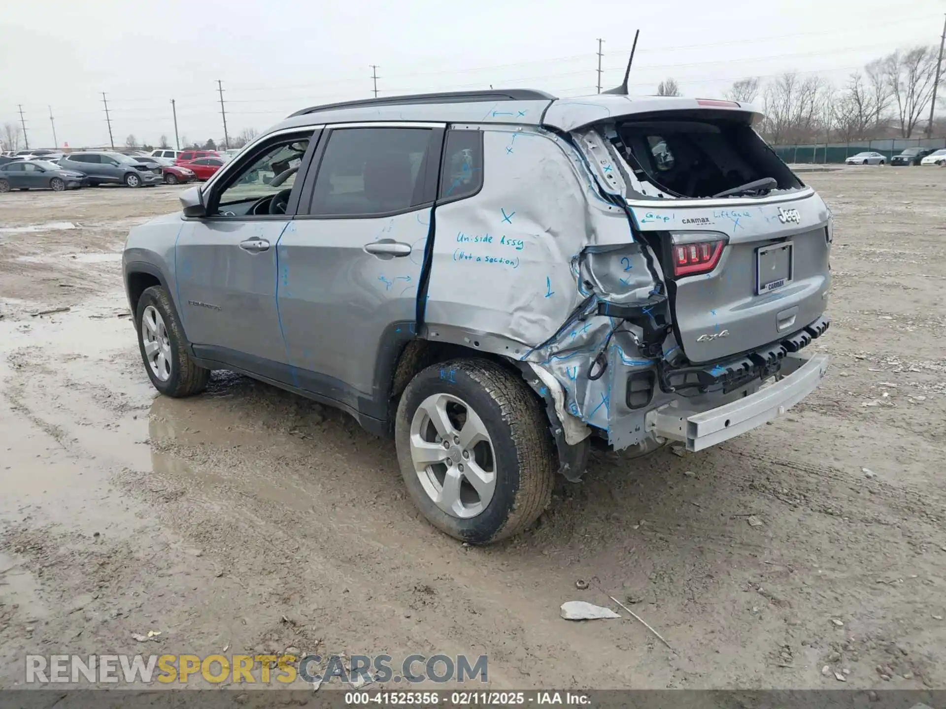 3 Photograph of a damaged car 3C4NJDBB4MT504634 JEEP COMPASS 2021