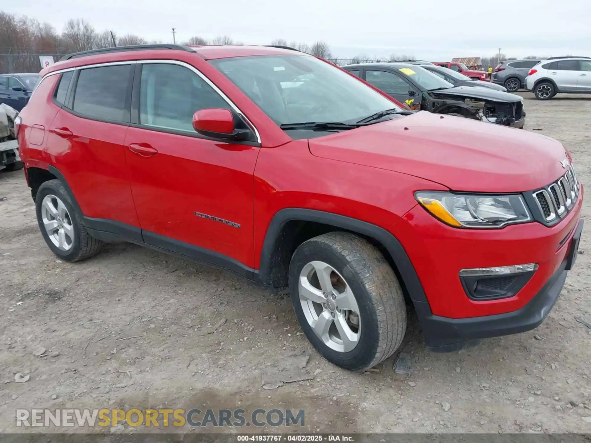 1 Photograph of a damaged car 3C4NJDBB4MT540632 JEEP COMPASS 2021