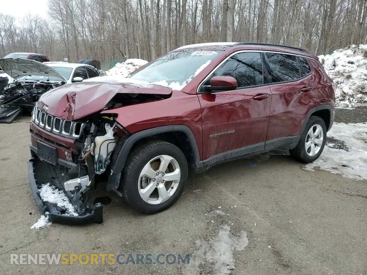 1 Photograph of a damaged car 3C4NJDBB4MT544292 JEEP COMPASS 2021