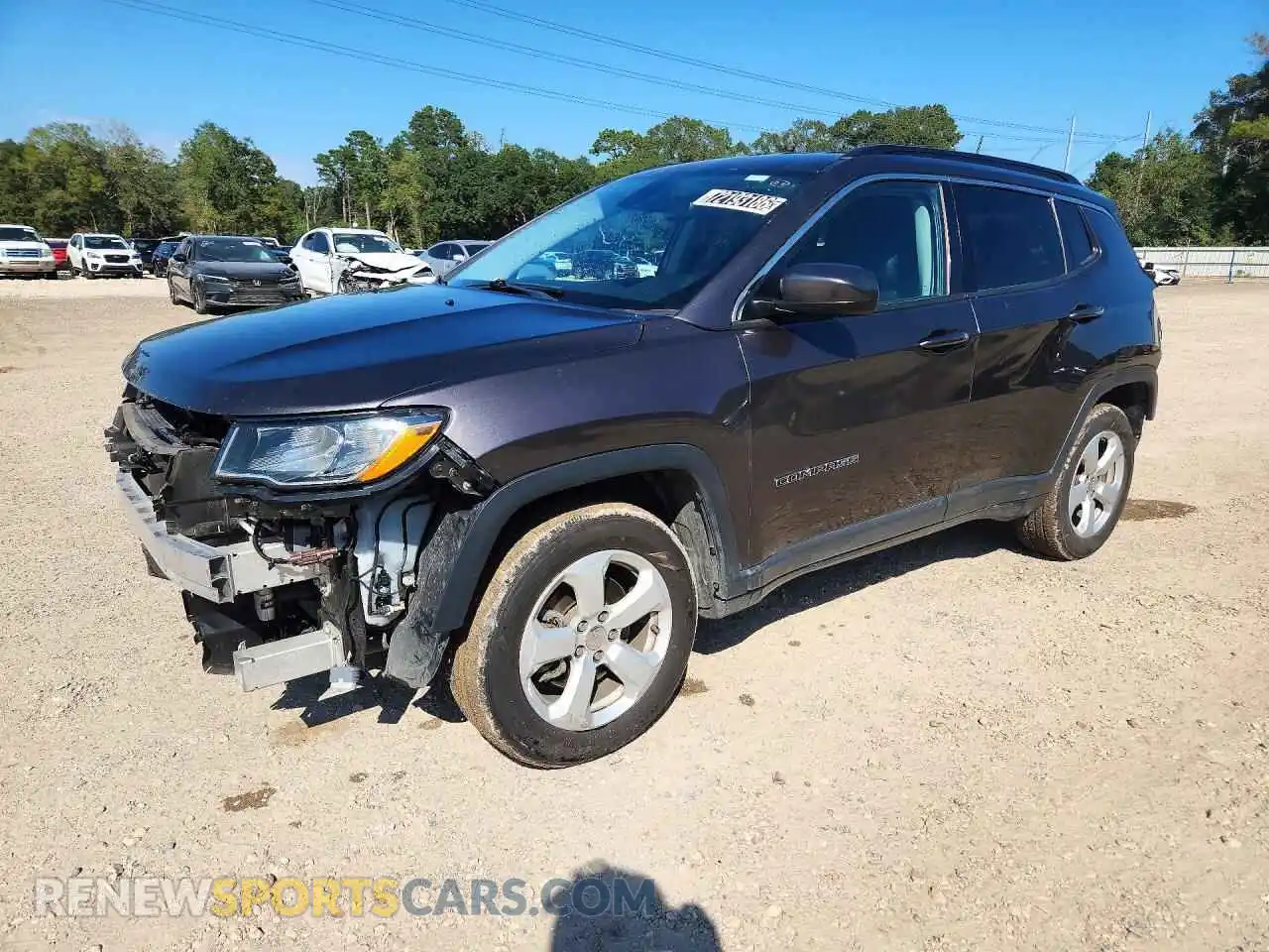 1 Photograph of a damaged car 3C4NJDBB4MT566812 JEEP COMPASS 2021