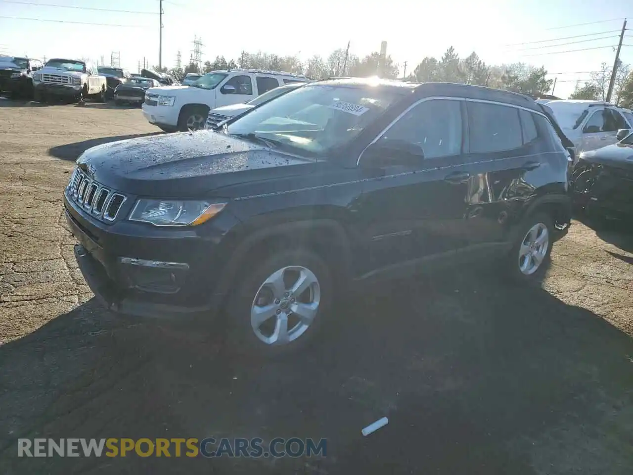 1 Photograph of a damaged car 3C4NJDBB4MT575641 JEEP COMPASS 2021