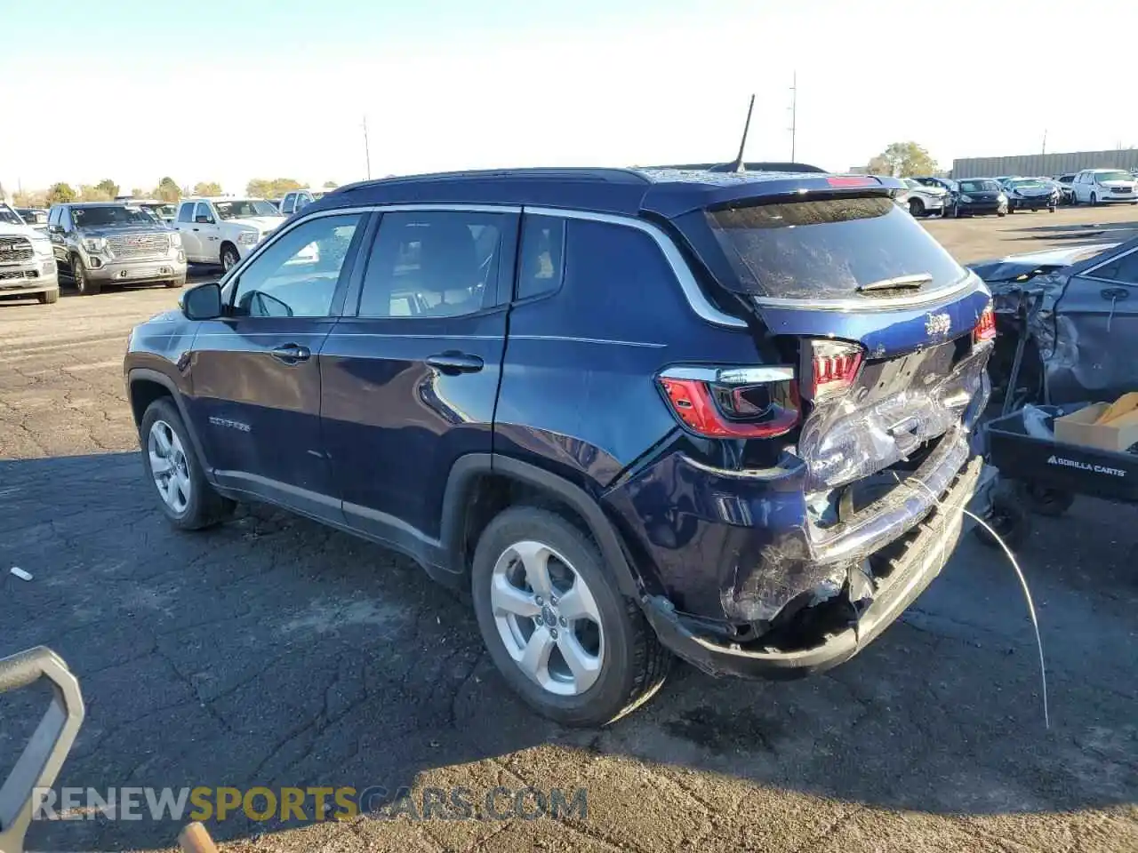 2 Photograph of a damaged car 3C4NJDBB4MT575641 JEEP COMPASS 2021