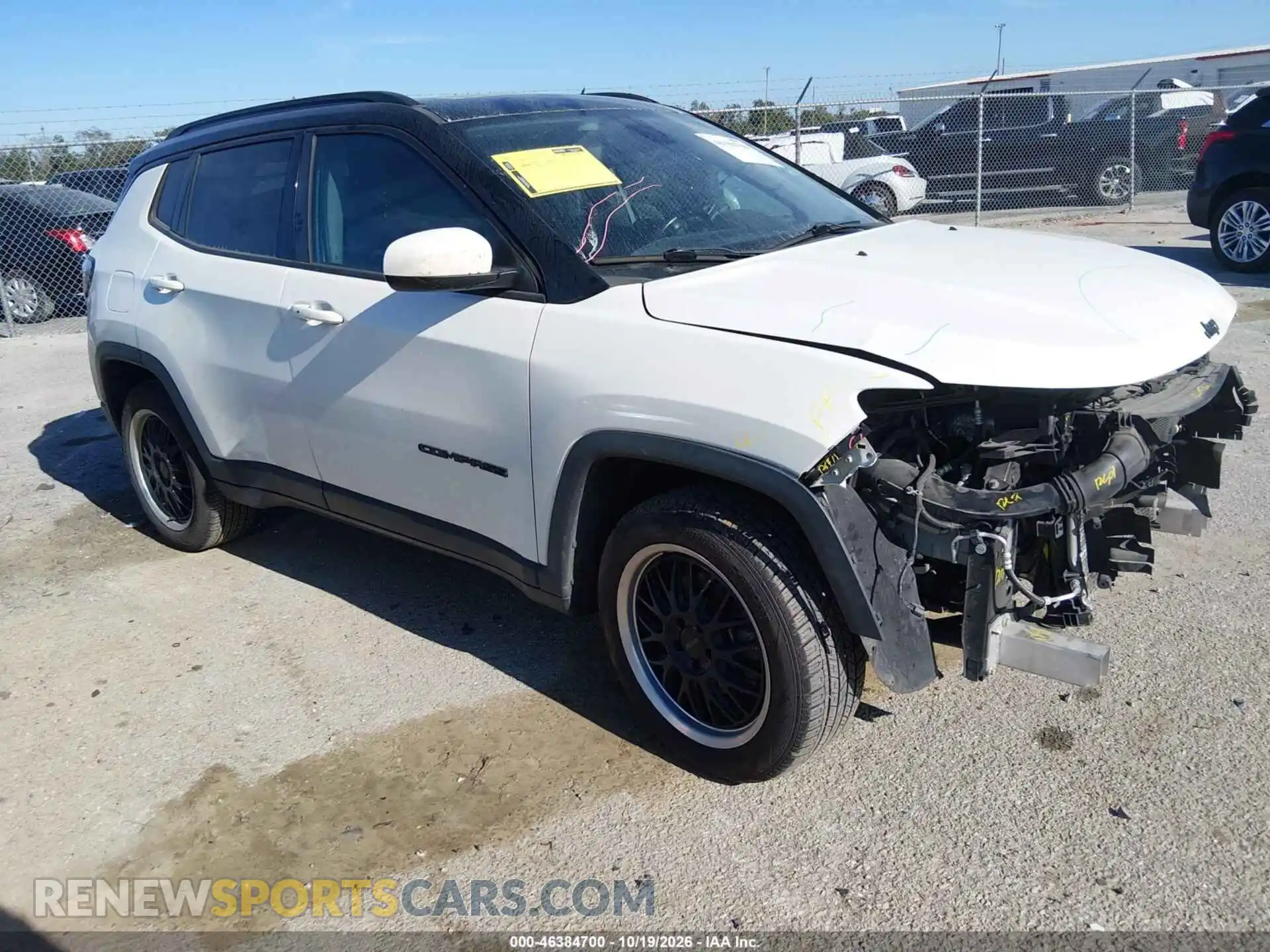 1 Photograph of a damaged car 3C4NJDBB4MT593119 JEEP COMPASS 2021