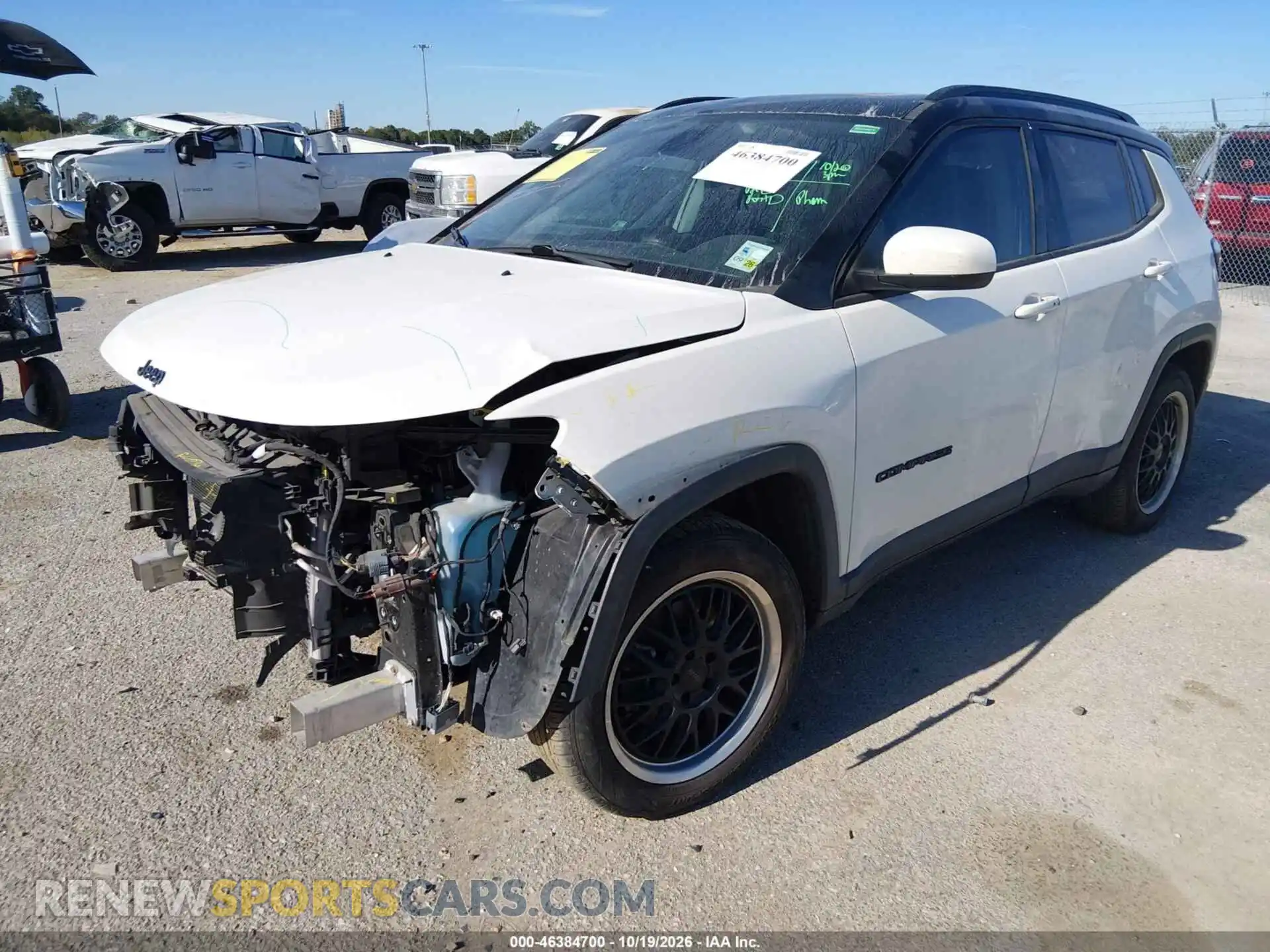 2 Photograph of a damaged car 3C4NJDBB4MT593119 JEEP COMPASS 2021