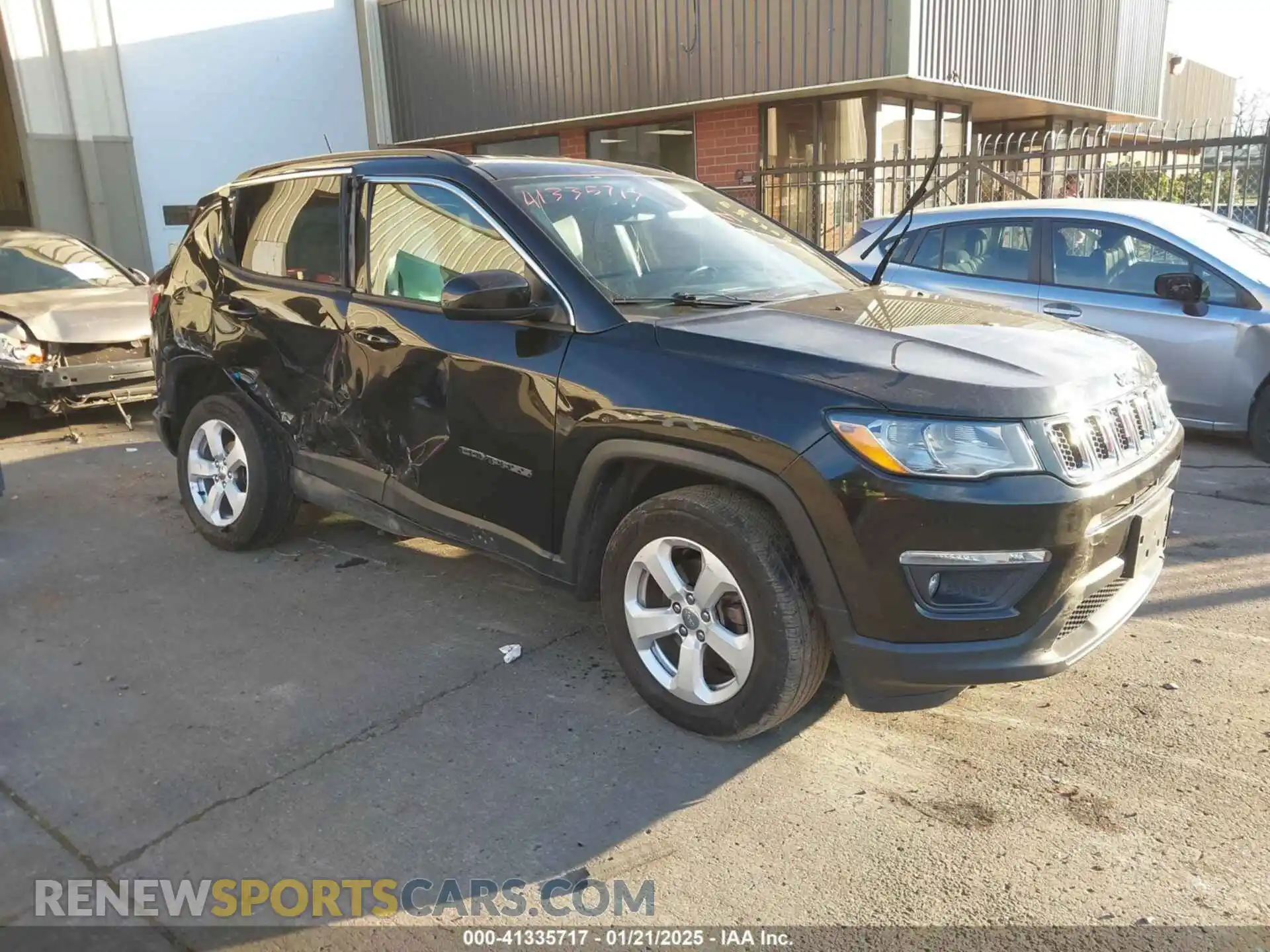 1 fotografías del automóvil dañado 3C4NJDBB4MT600215 JEEP COMPASS 2021