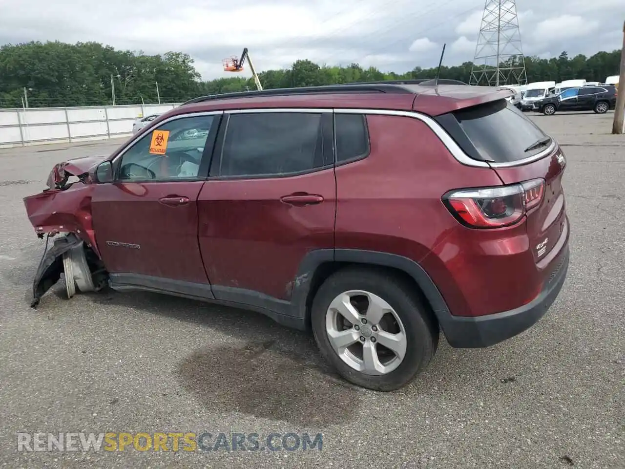 2 Photograph of a damaged car 3C4NJDBB5MT543524 JEEP COMPASS 2021