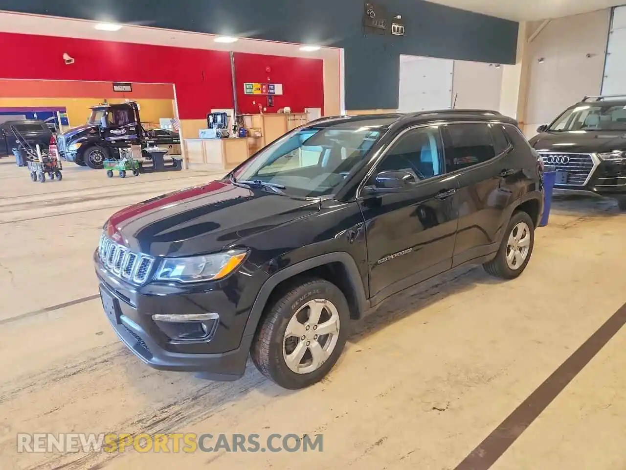 1 Photograph of a damaged car 3C4NJDBB5MT597678 JEEP COMPASS 2021