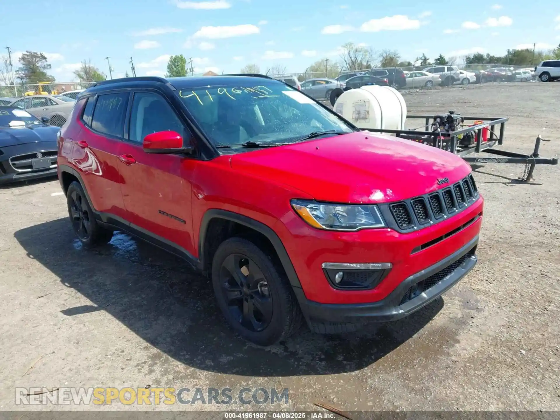 1 Photograph of a damaged car 3C4NJDBB6MT509026 JEEP COMPASS 2021