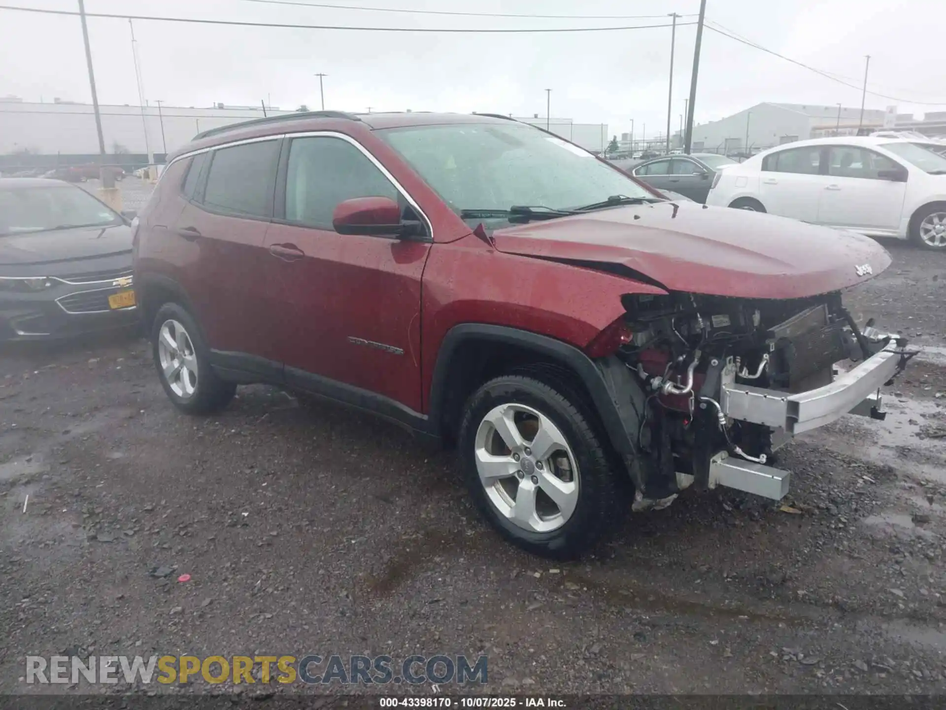 1 Photograph of a damaged car 3C4NJDBB6MT509723 JEEP COMPASS 2021