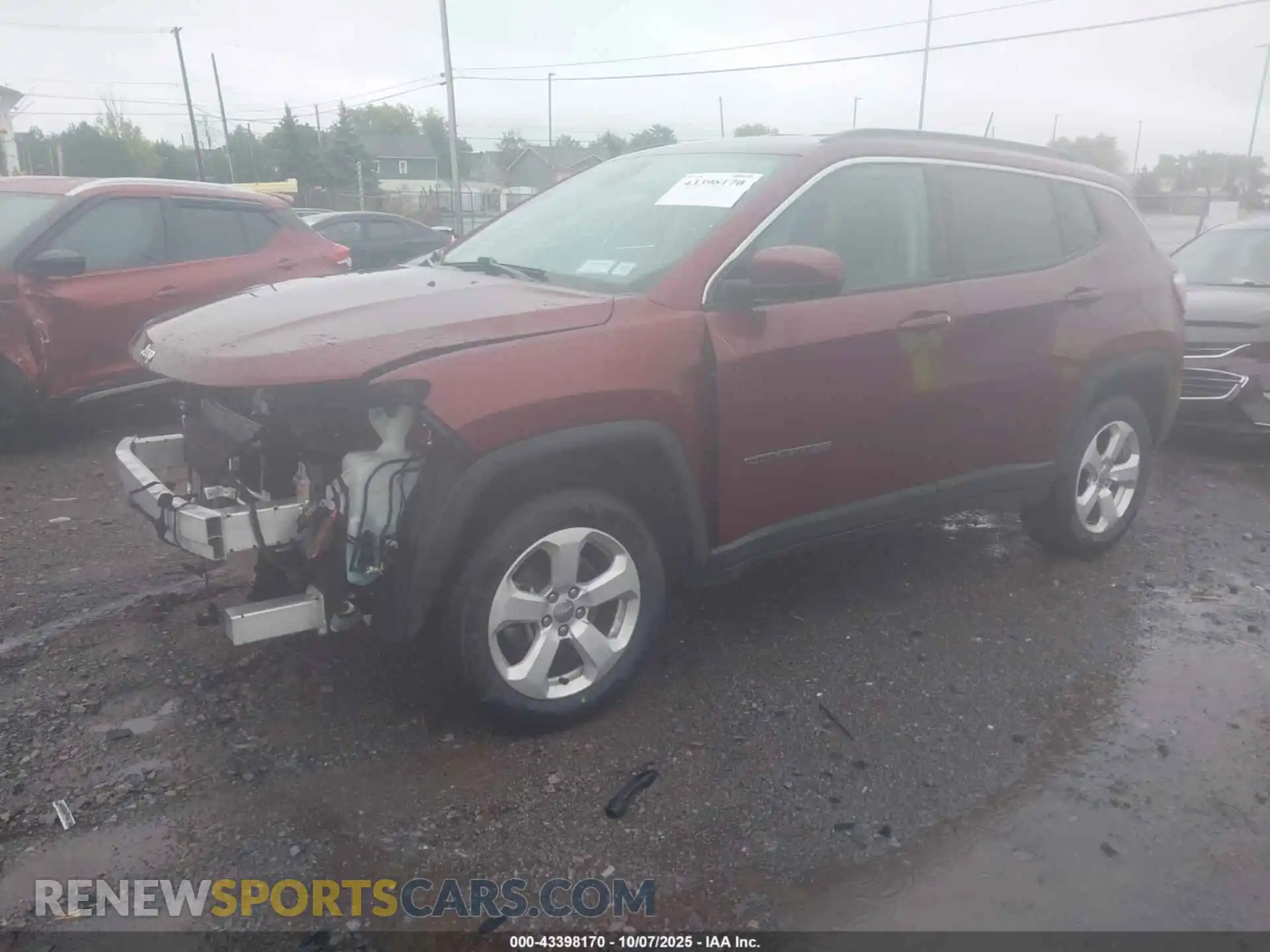 2 Photograph of a damaged car 3C4NJDBB6MT509723 JEEP COMPASS 2021