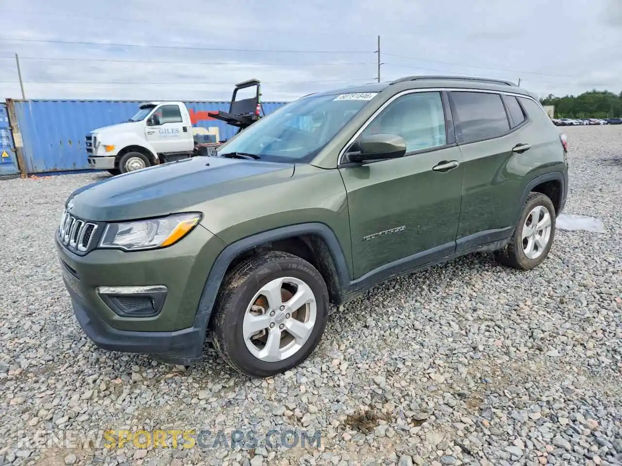 1 Photograph of a damaged car 3C4NJDBB6MT529924 JEEP COMPASS 2021