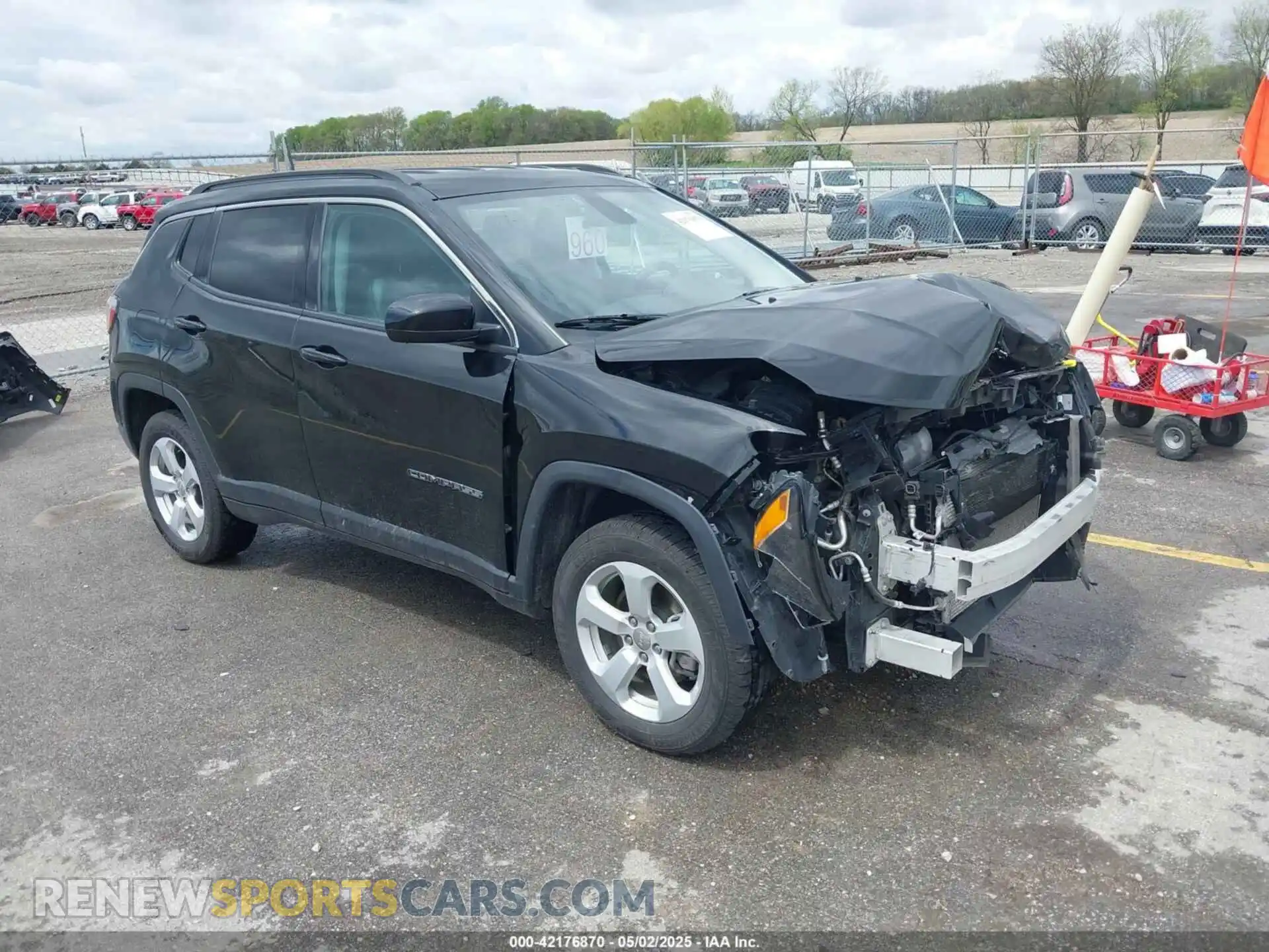 1 Photograph of a damaged car 3C4NJDBB6MT564236 JEEP COMPASS 2021