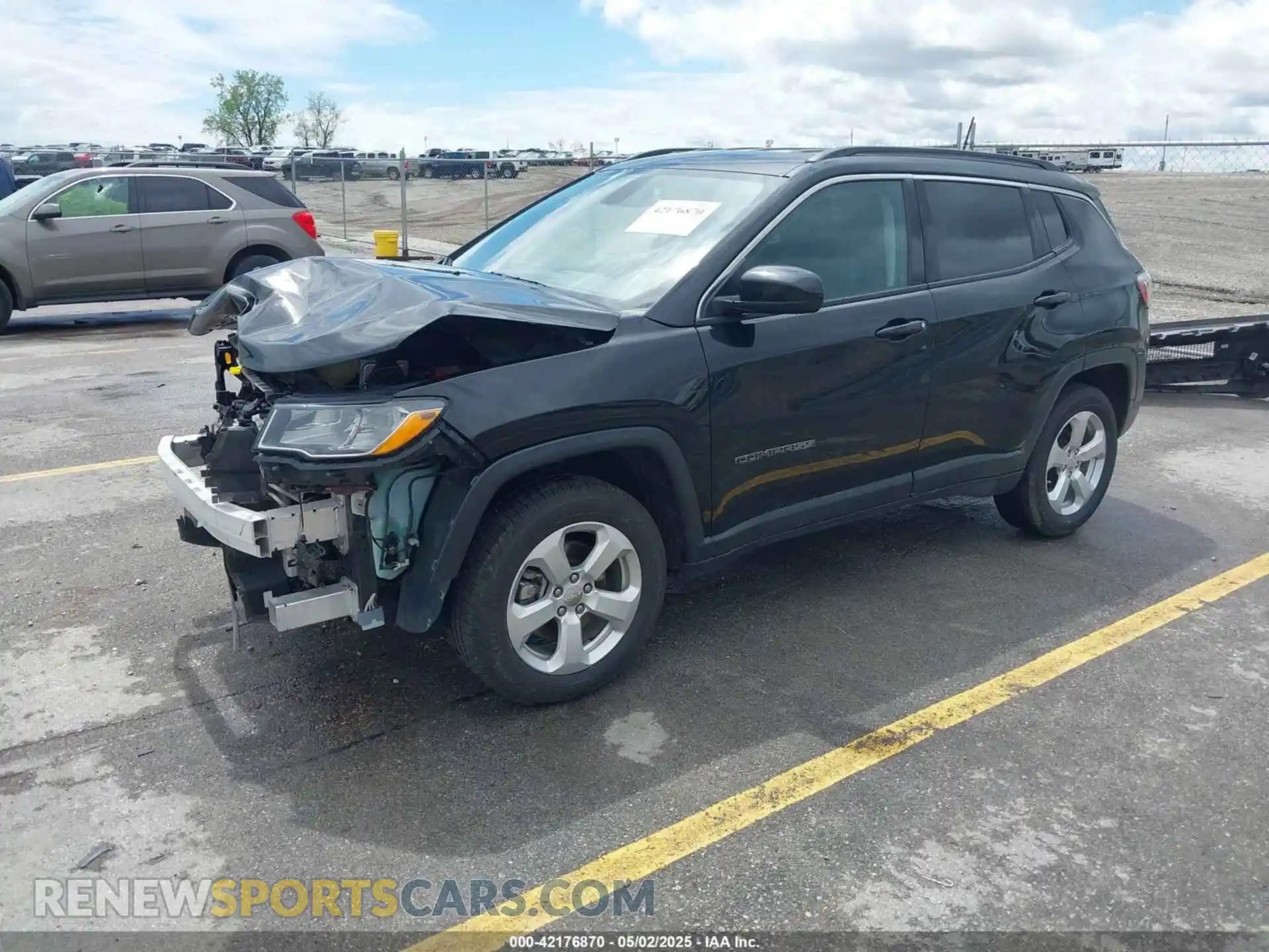 2 Photograph of a damaged car 3C4NJDBB6MT564236 JEEP COMPASS 2021
