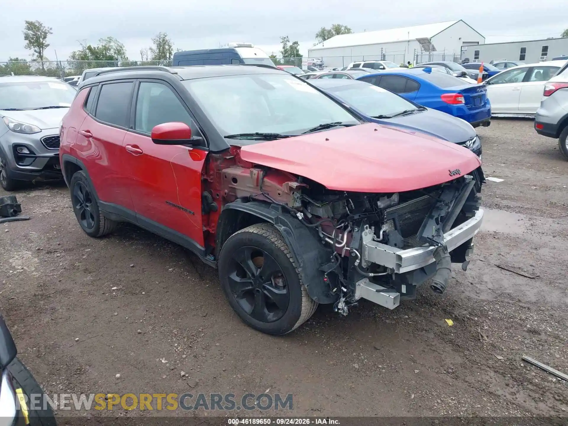1 fotografías del automóvil dañado 3C4NJDBB6MT603150 JEEP COMPASS 2021