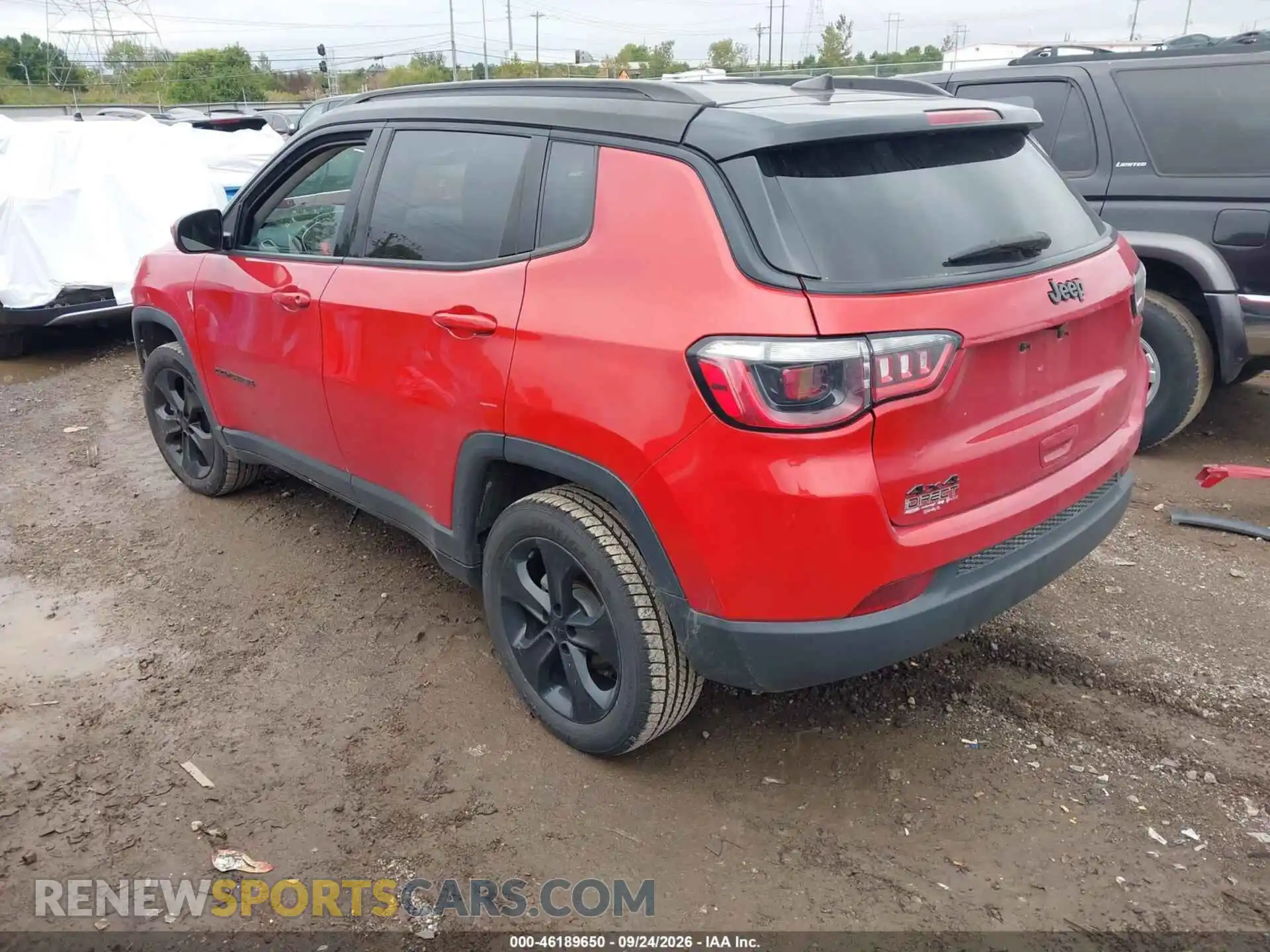 3 fotografías del automóvil dañado 3C4NJDBB6MT603150 JEEP COMPASS 2021