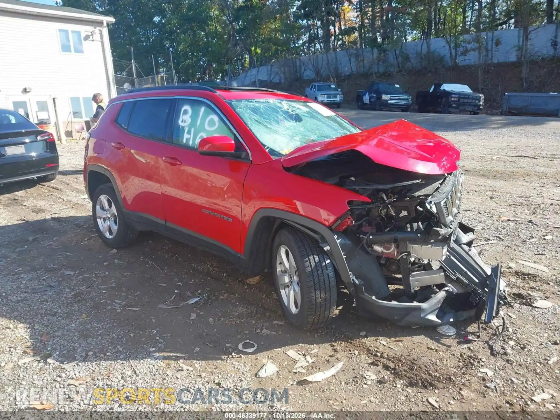 1 Photograph of a damaged car 3C4NJDBB7MT501646 JEEP COMPASS 2021