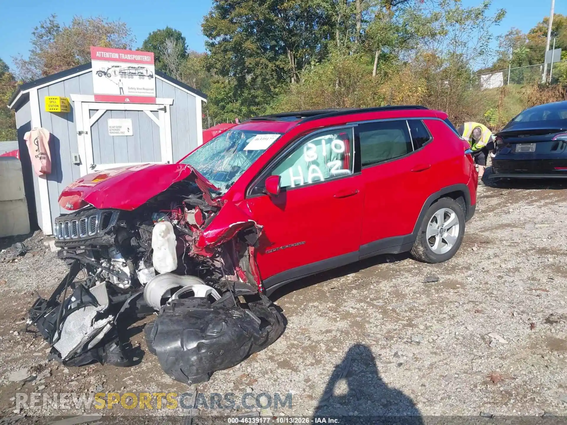 2 Photograph of a damaged car 3C4NJDBB7MT501646 JEEP COMPASS 2021