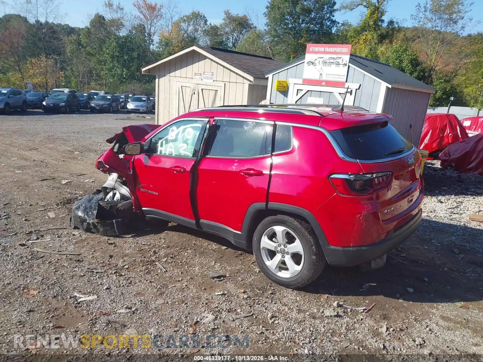 3 Photograph of a damaged car 3C4NJDBB7MT501646 JEEP COMPASS 2021