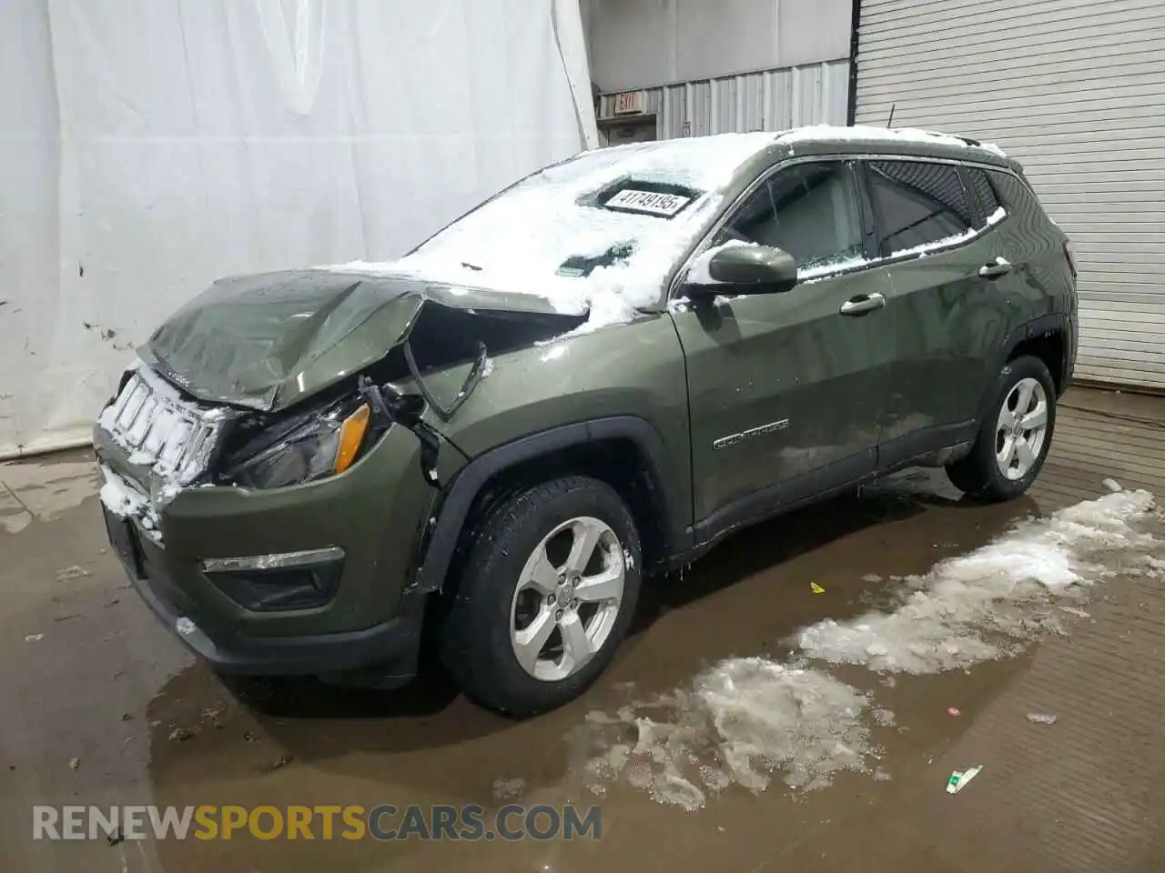1 Photograph of a damaged car 3C4NJDBB7MT504806 JEEP COMPASS 2021