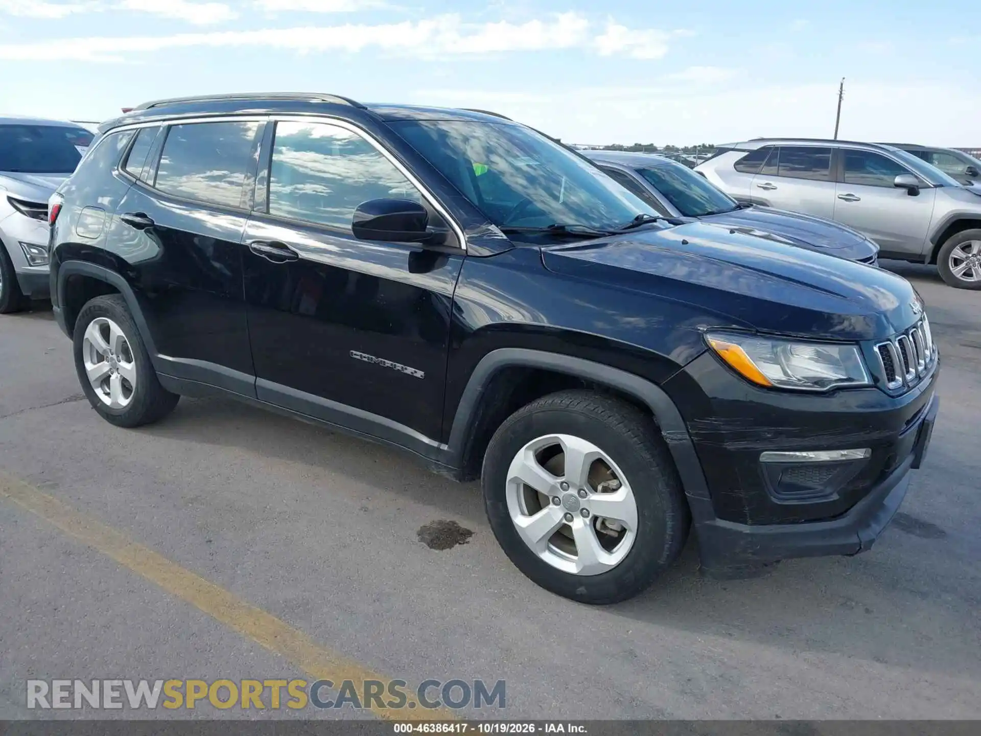 1 fotografías del automóvil dañado 3C4NJDBB7MT540835 JEEP COMPASS 2021