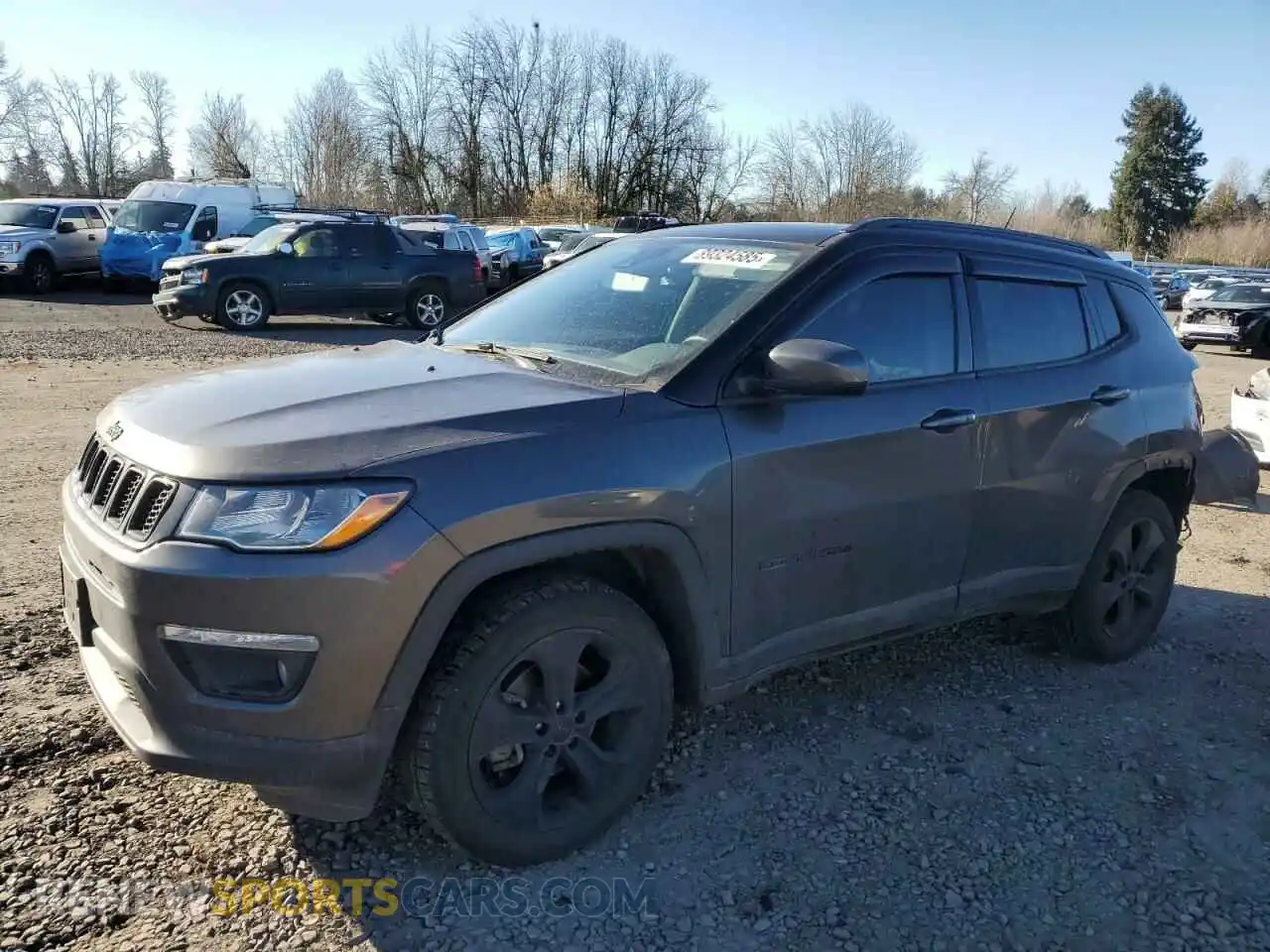 1 Photograph of a damaged car 3C4NJDBB7MT563189 JEEP COMPASS 2021