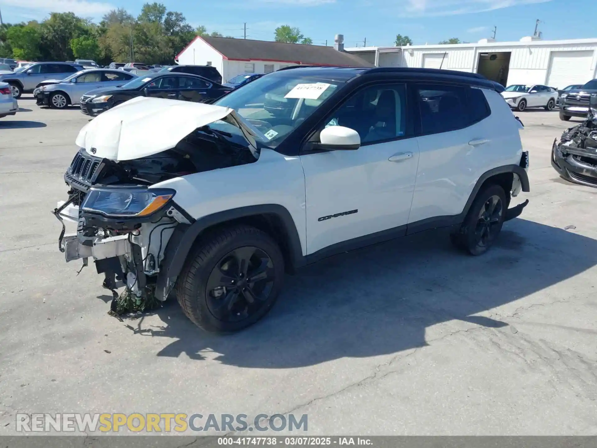 2 Photograph of a damaged car 3C4NJDBB7MT566237 JEEP COMPASS 2021