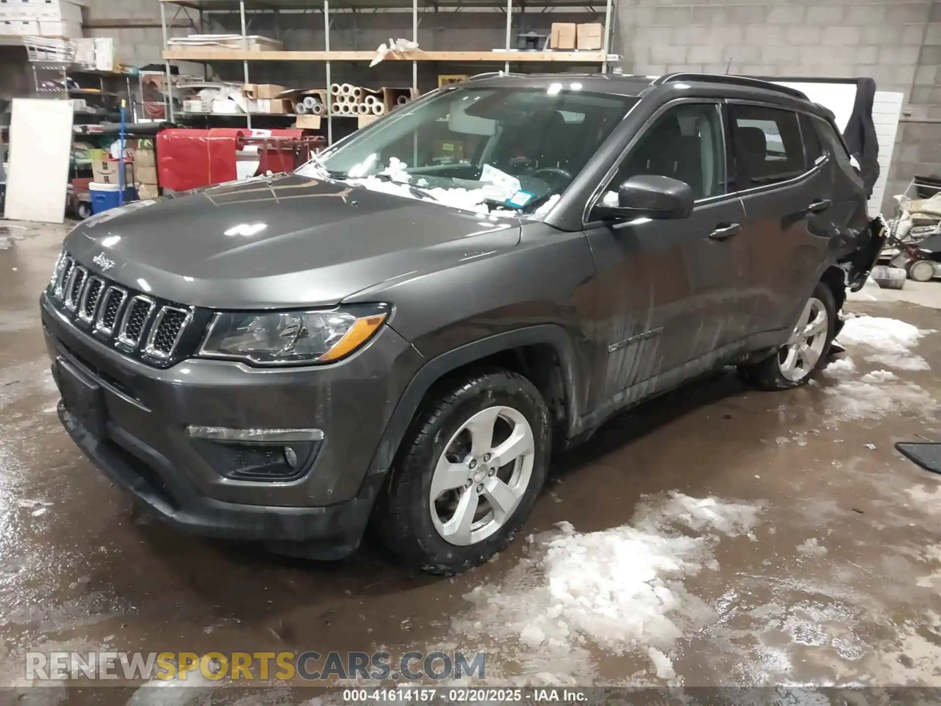 2 Photograph of a damaged car 3C4NJDBB7MT570076 JEEP COMPASS 2021