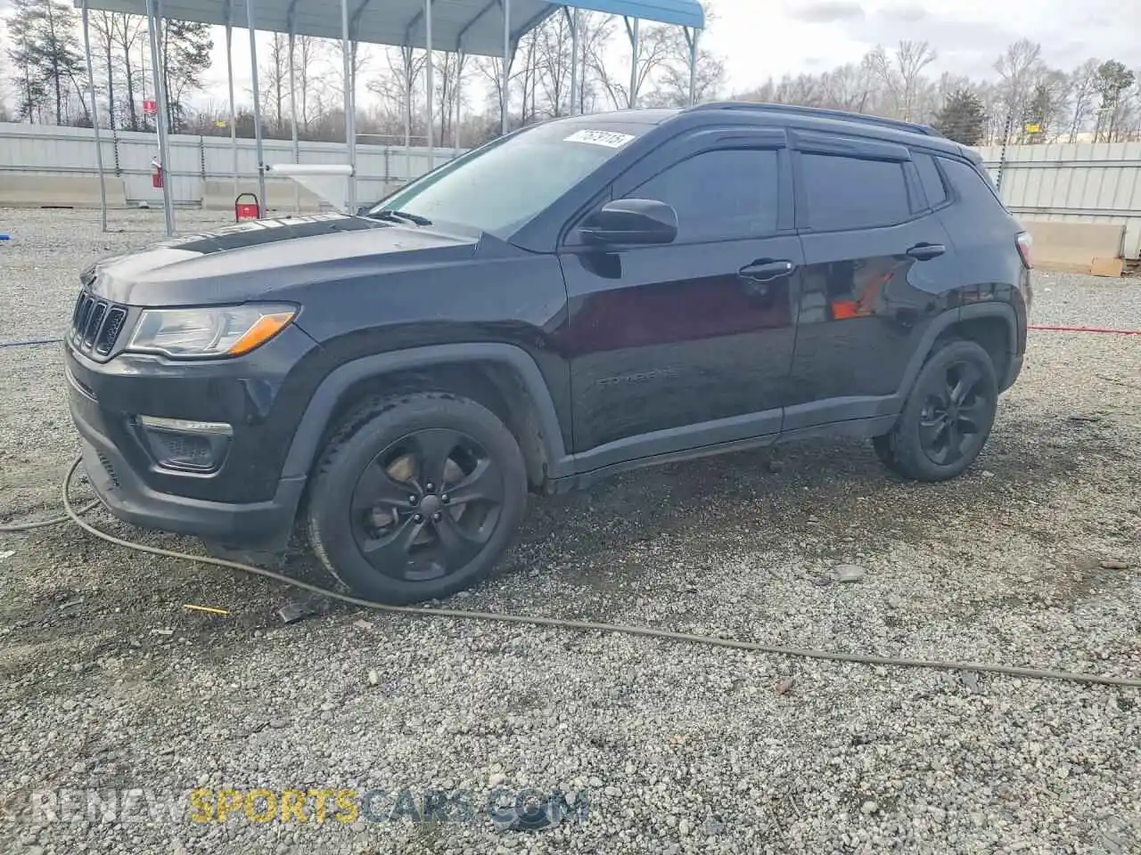 1 Photograph of a damaged car 3C4NJDBB7MT573012 JEEP COMPASS 2021