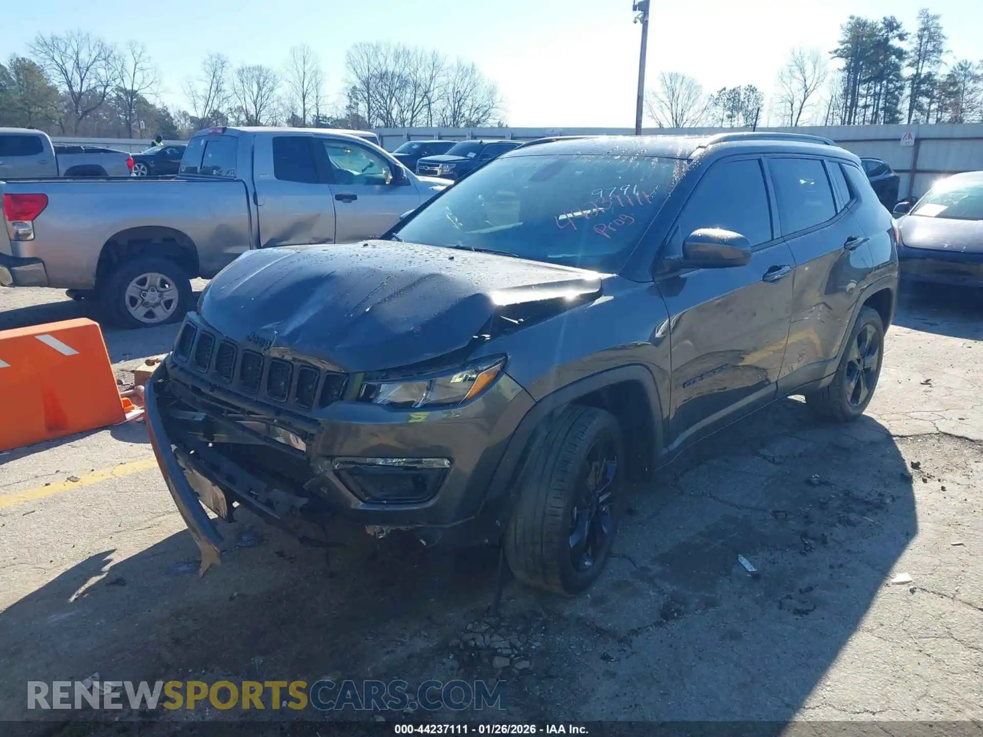 2 Photograph of a damaged car 3C4NJDBB8MT539791 JEEP COMPASS 2021