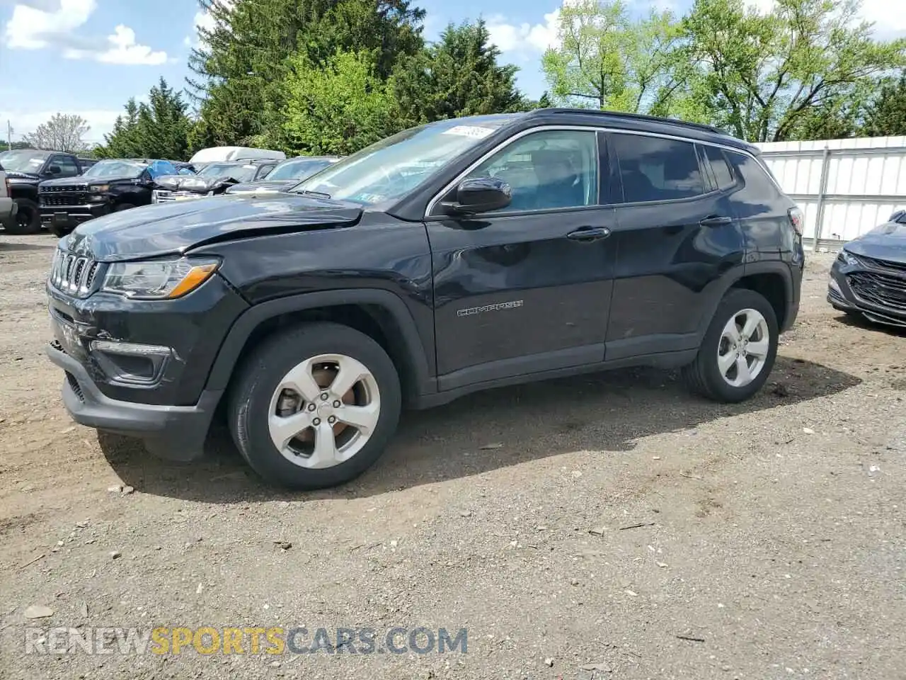 1 Photograph of a damaged car 3C4NJDBB8MT547843 JEEP COMPASS 2021