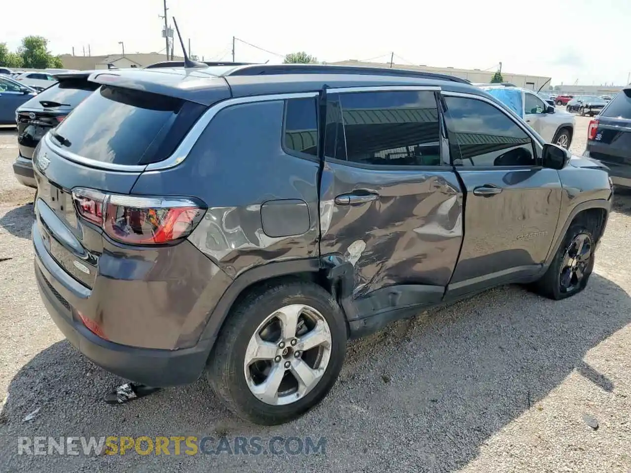 3 Photograph of a damaged car 3C4NJDBB8MT562682 JEEP COMPASS 2021