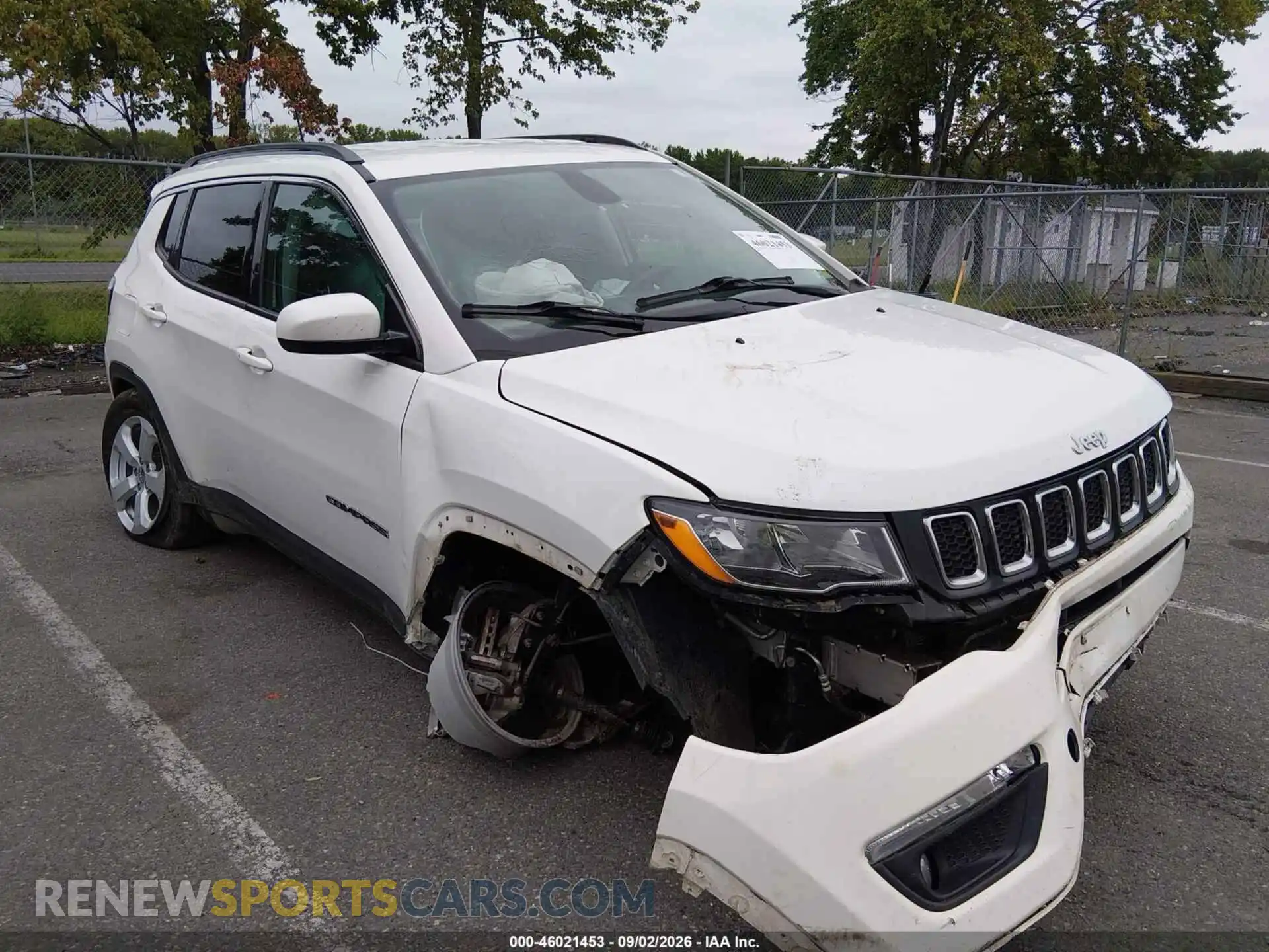 1 Photograph of a damaged car 3C4NJDBB8MT578798 JEEP COMPASS 2021