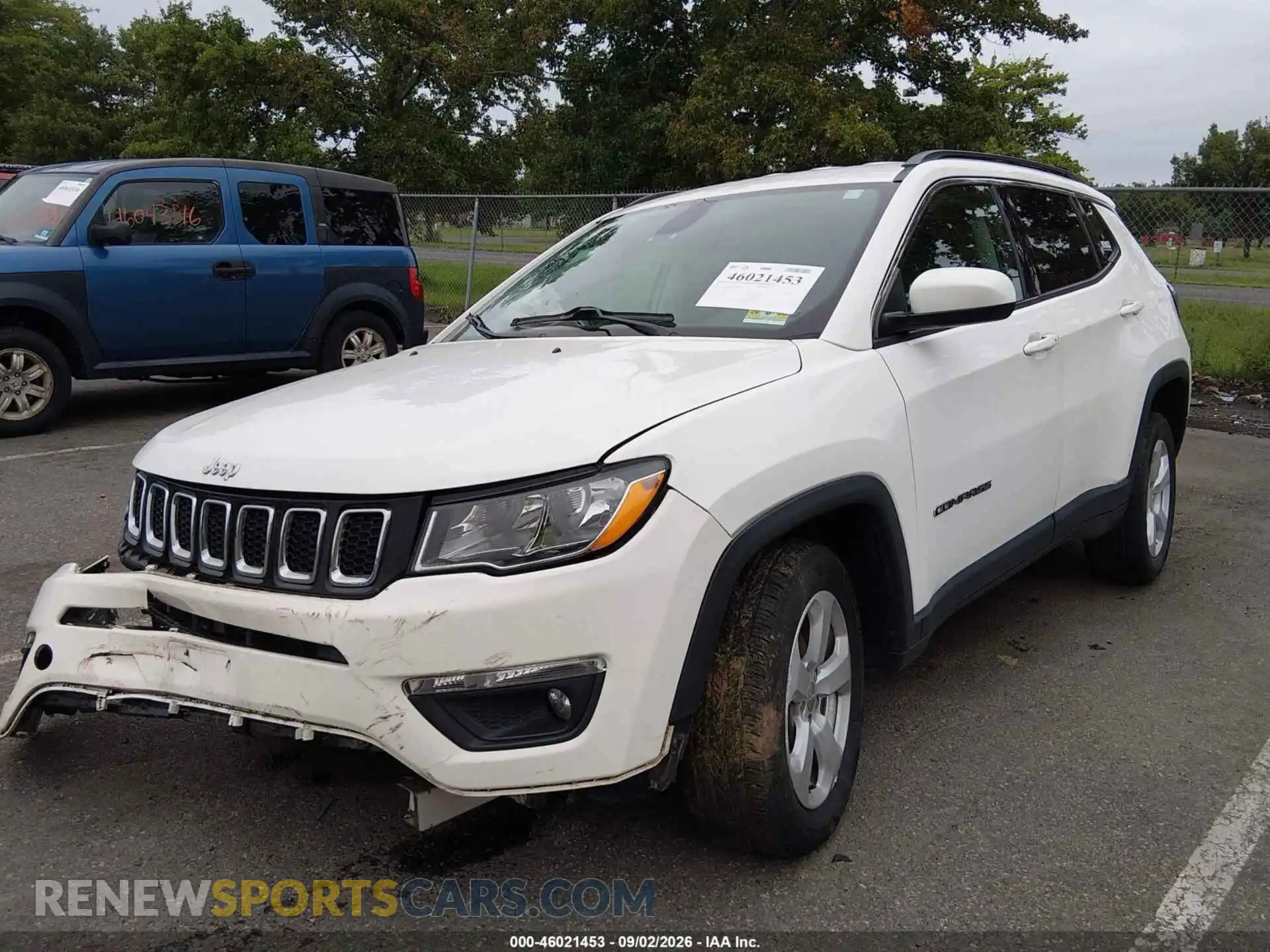 2 Photograph of a damaged car 3C4NJDBB8MT578798 JEEP COMPASS 2021