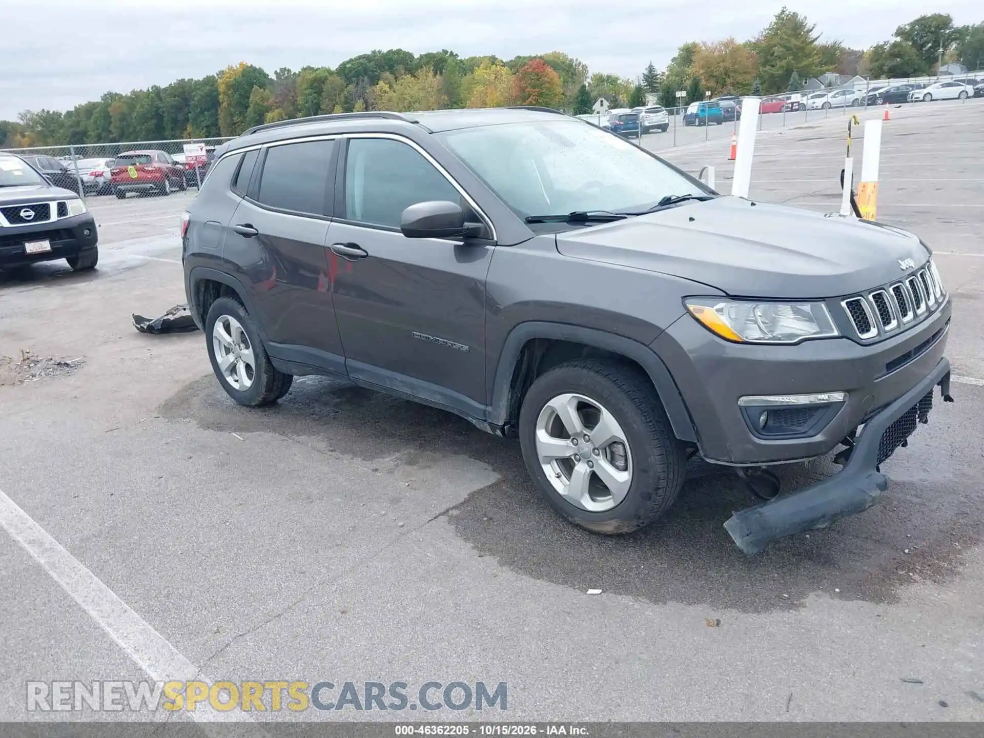 1 Photograph of a damaged car 3C4NJDBB8MT579370 JEEP COMPASS 2021