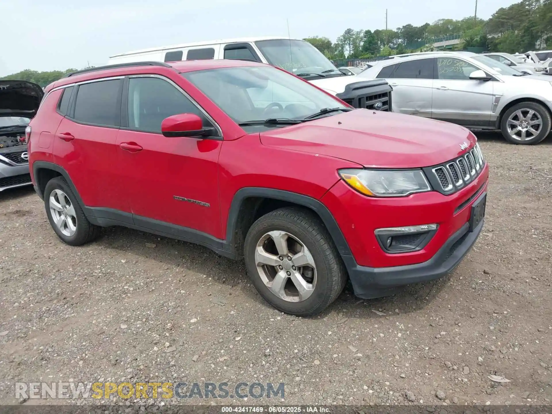 1 Photograph of a damaged car 3C4NJDBB9MT544885 JEEP COMPASS 2021