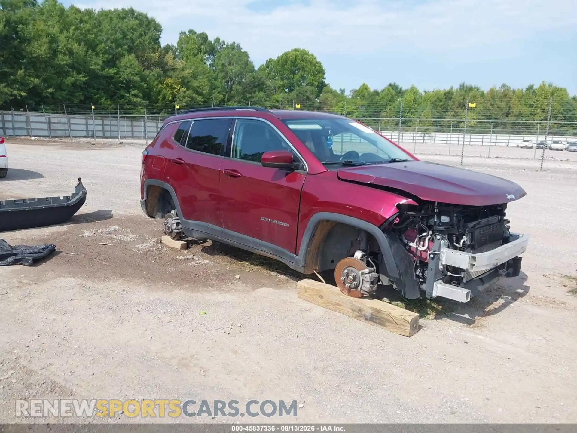 1 fotografías del automóvil dañado 3C4NJDBB9MT579278 JEEP COMPASS 2021