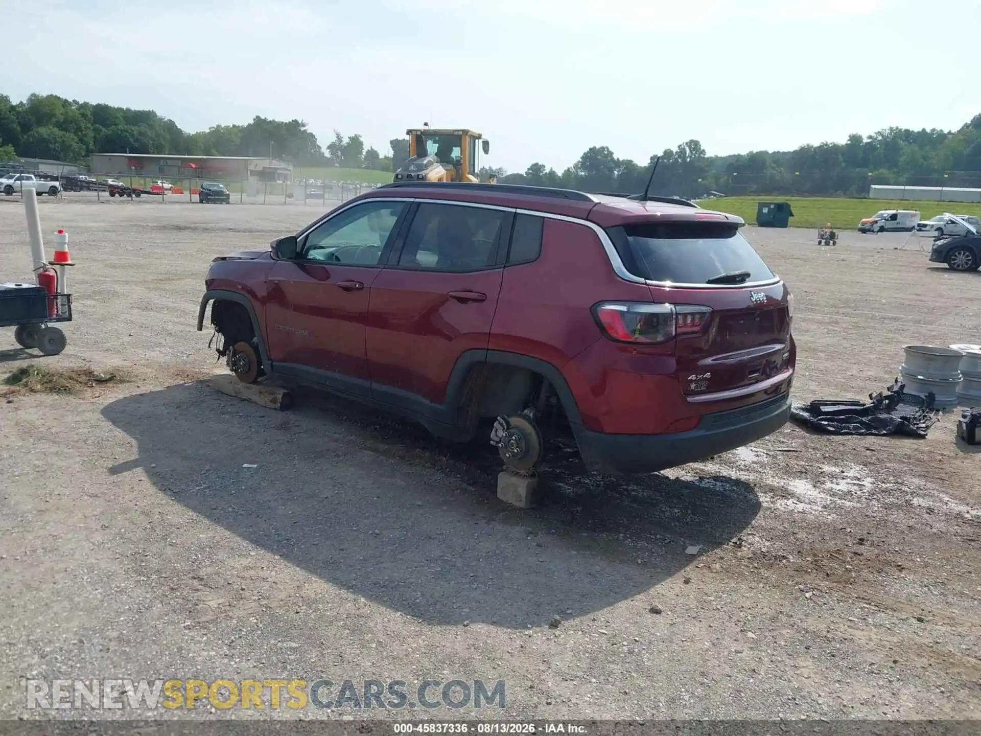 3 fotografías del automóvil dañado 3C4NJDBB9MT579278 JEEP COMPASS 2021