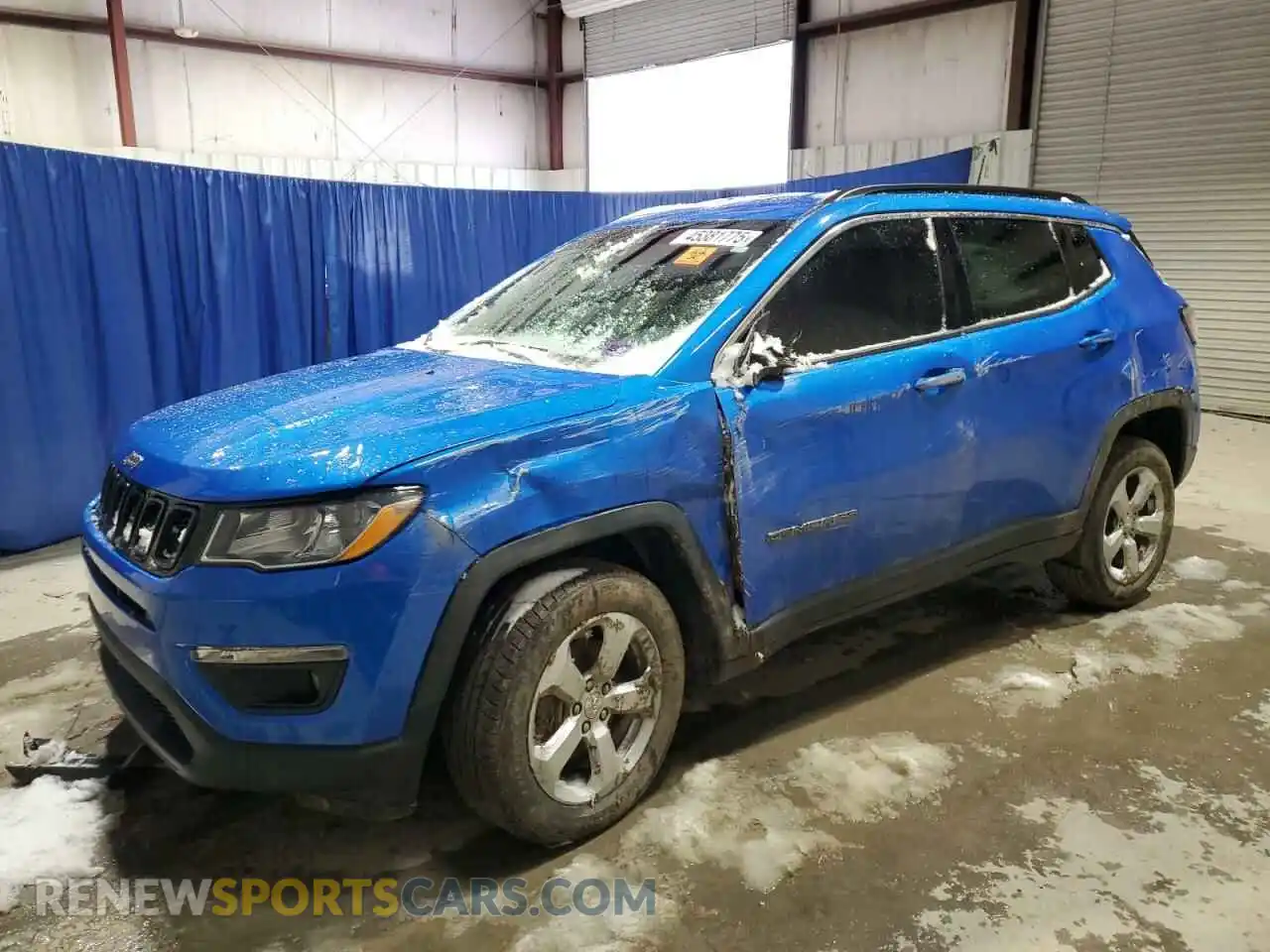 1 Photograph of a damaged car 3C4NJDBBXMT515427 JEEP COMPASS 2021