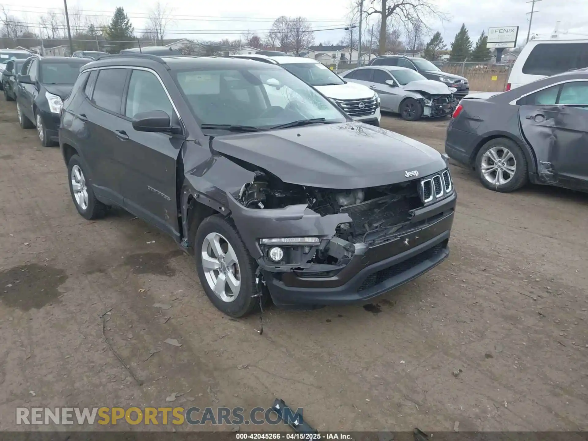 1 Photograph of a damaged car 3C4NJDBBXMT551702 JEEP COMPASS 2021