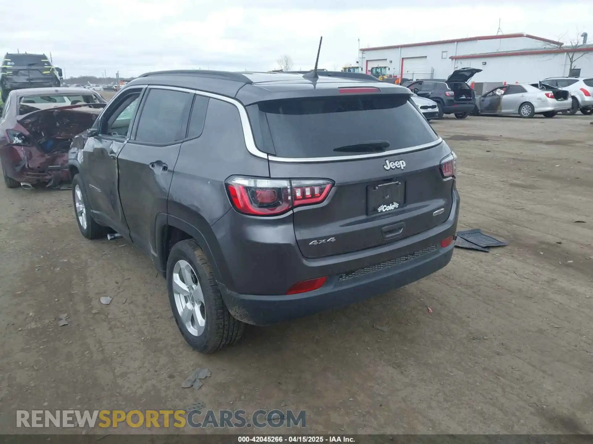 3 Photograph of a damaged car 3C4NJDBBXMT551702 JEEP COMPASS 2021