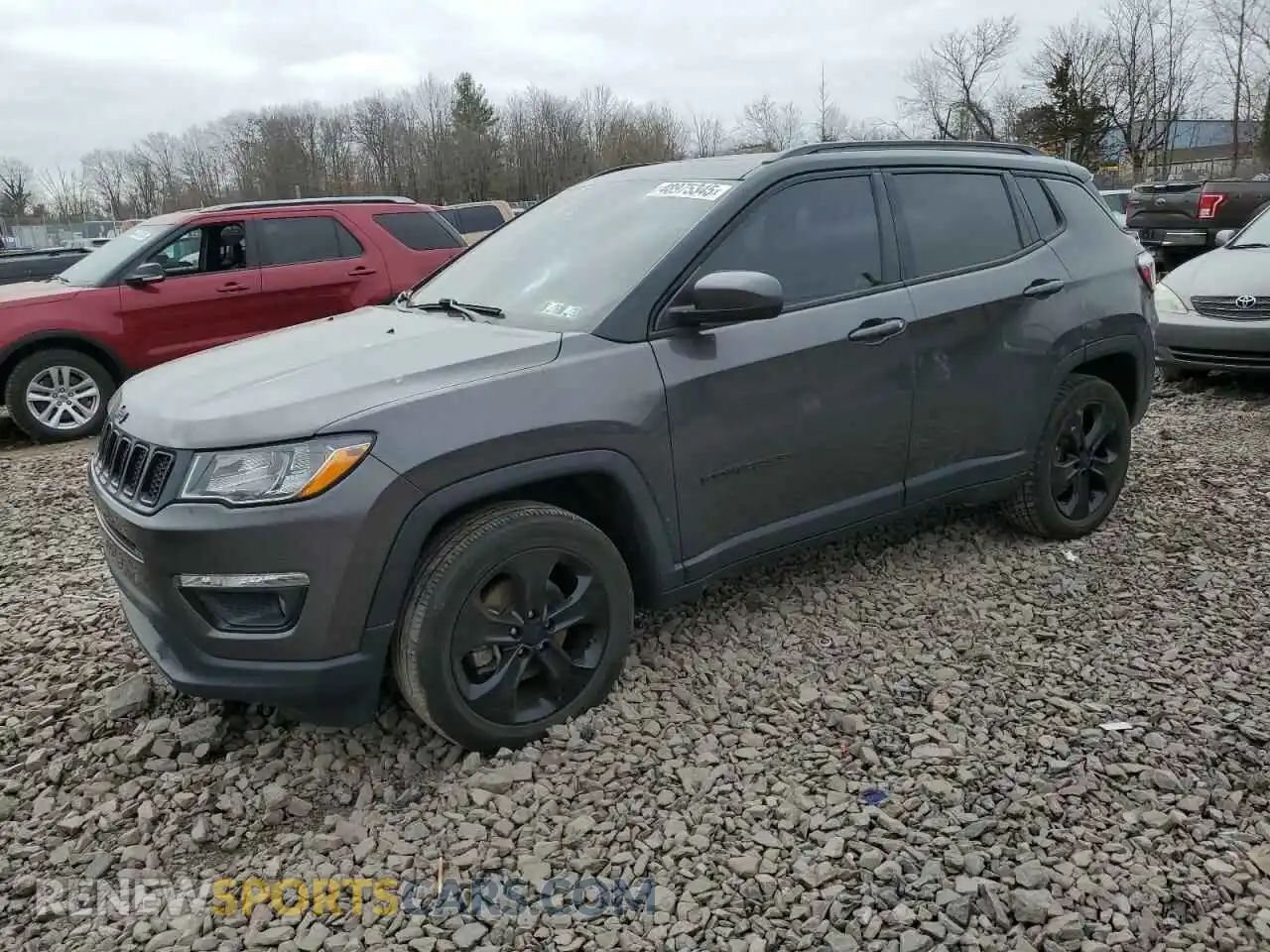 1 Photograph of a damaged car 3C4NJDBBXMT566653 JEEP COMPASS 2021