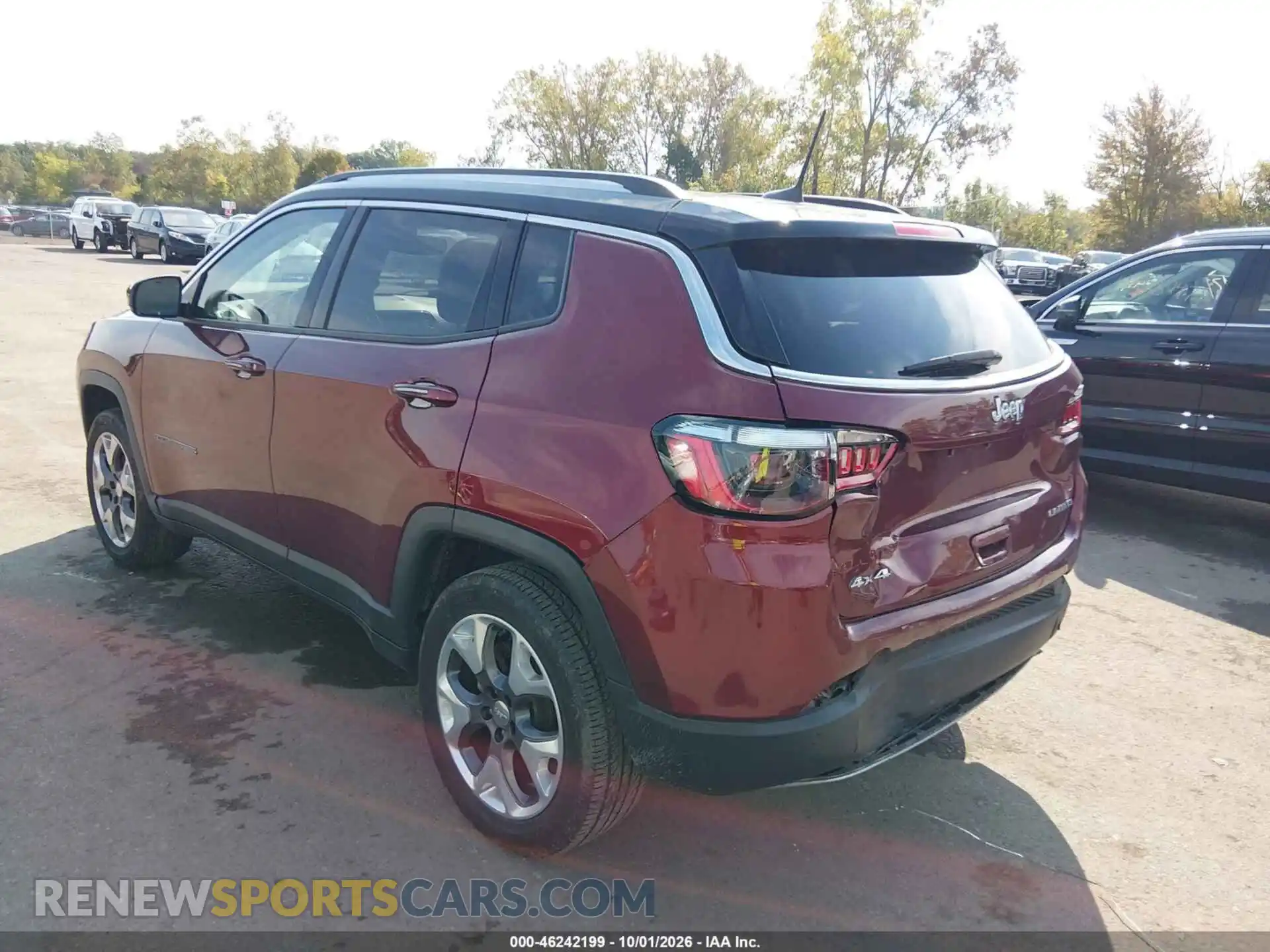 3 fotografías del automóvil dañado 3C4NJDCB0MT560469 JEEP COMPASS 2021
