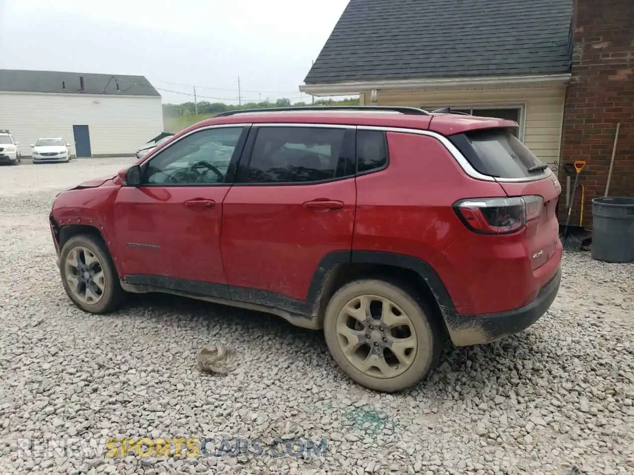 2 Photograph of a damaged car 3C4NJDCB0MT572749 JEEP COMPASS 2021