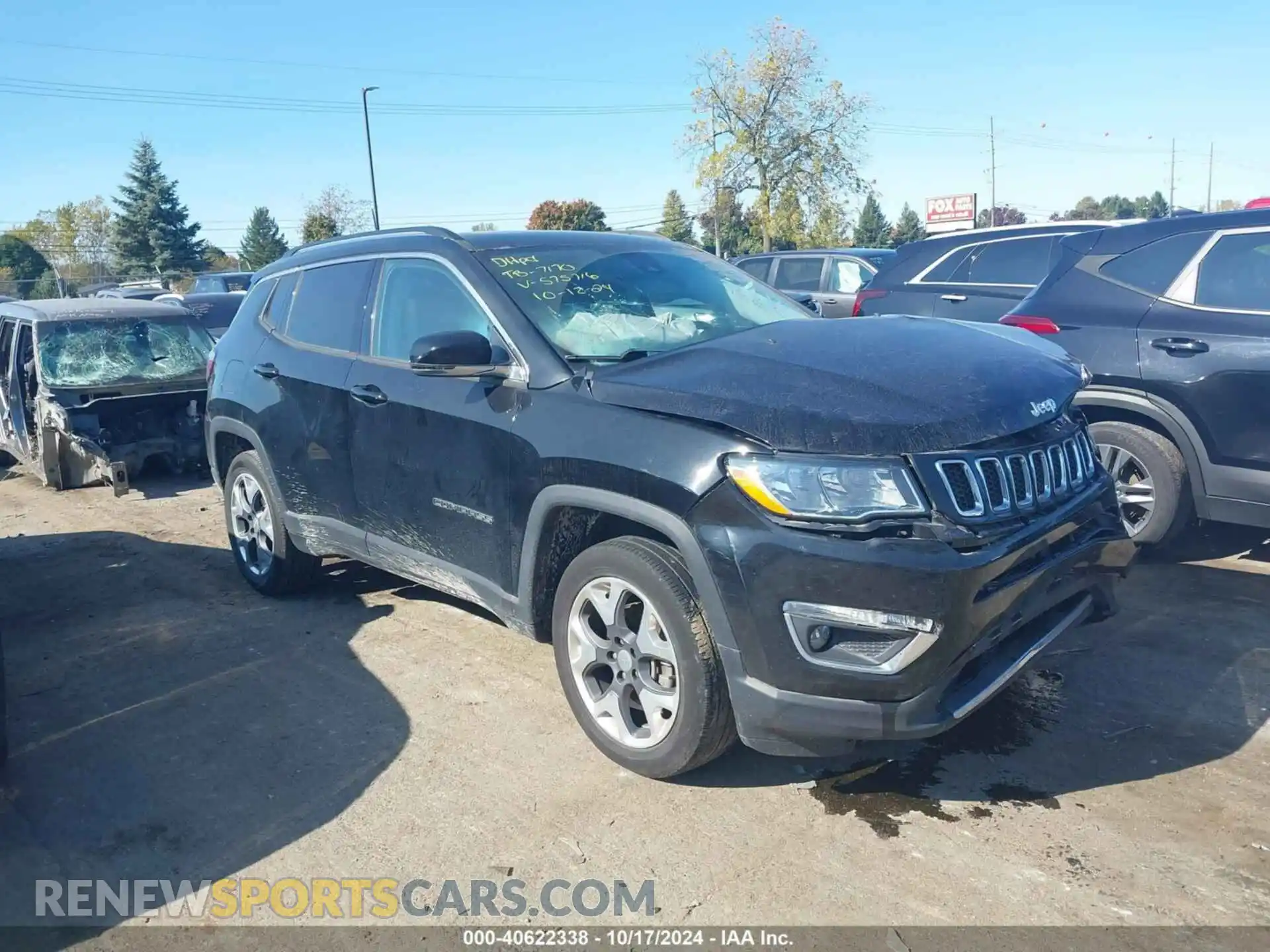 1 Photograph of a damaged car 3C4NJDCB0MT575716 JEEP COMPASS 2021