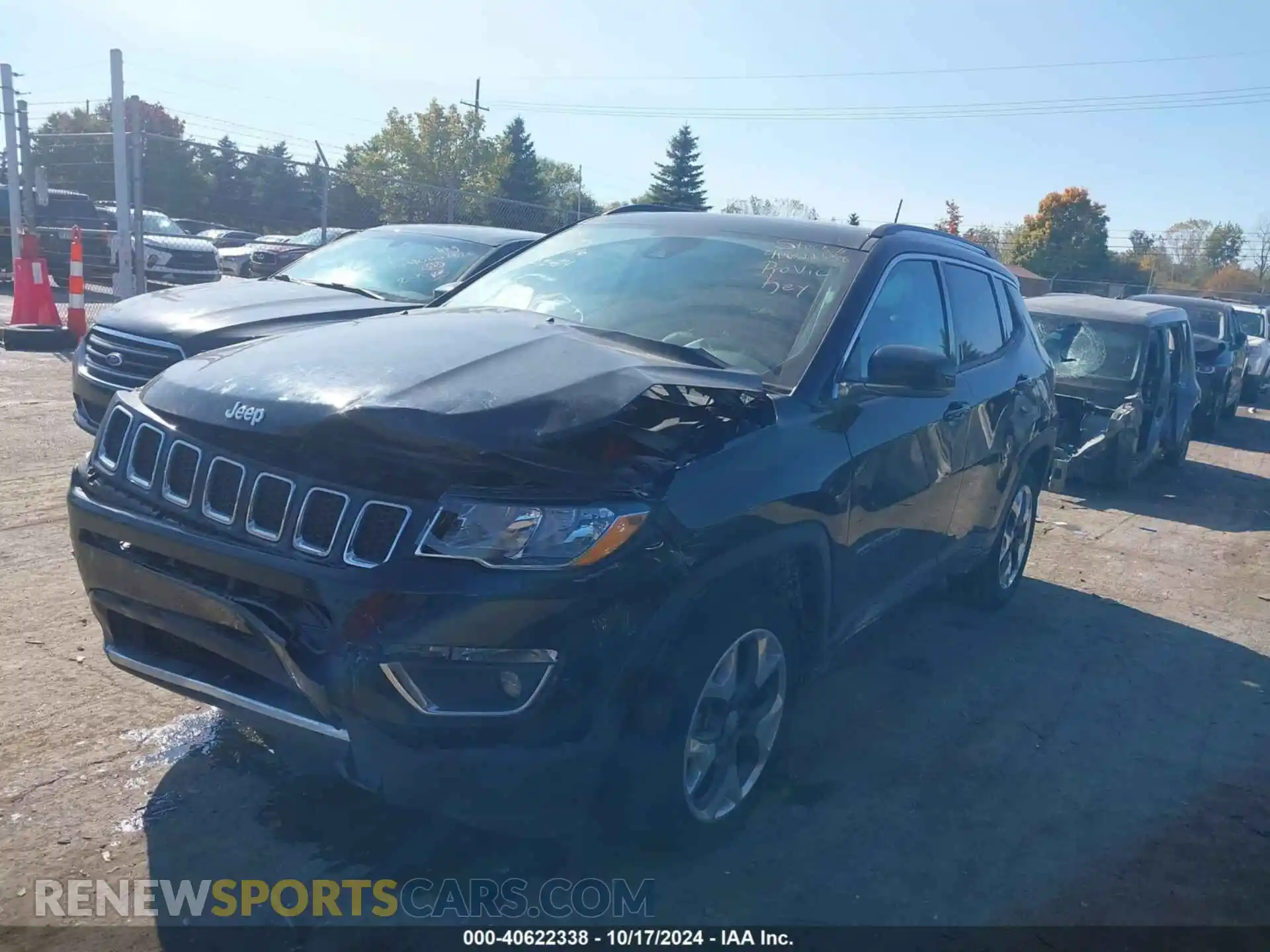 2 Photograph of a damaged car 3C4NJDCB0MT575716 JEEP COMPASS 2021