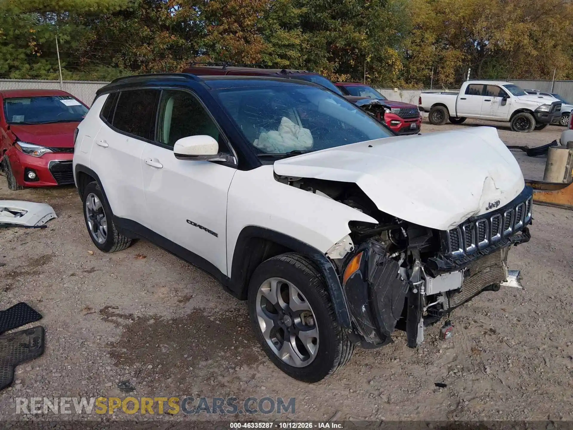 1 Photograph of a damaged car 3C4NJDCB0MT579622 JEEP COMPASS 2021