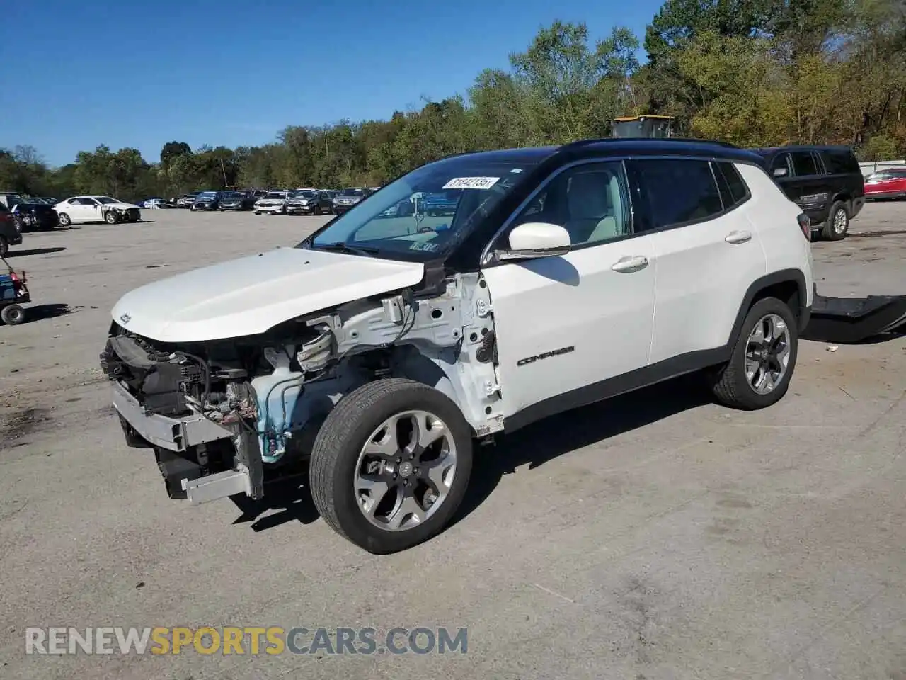 1 Photograph of a damaged car 3C4NJDCB0MT599451 JEEP COMPASS 2021