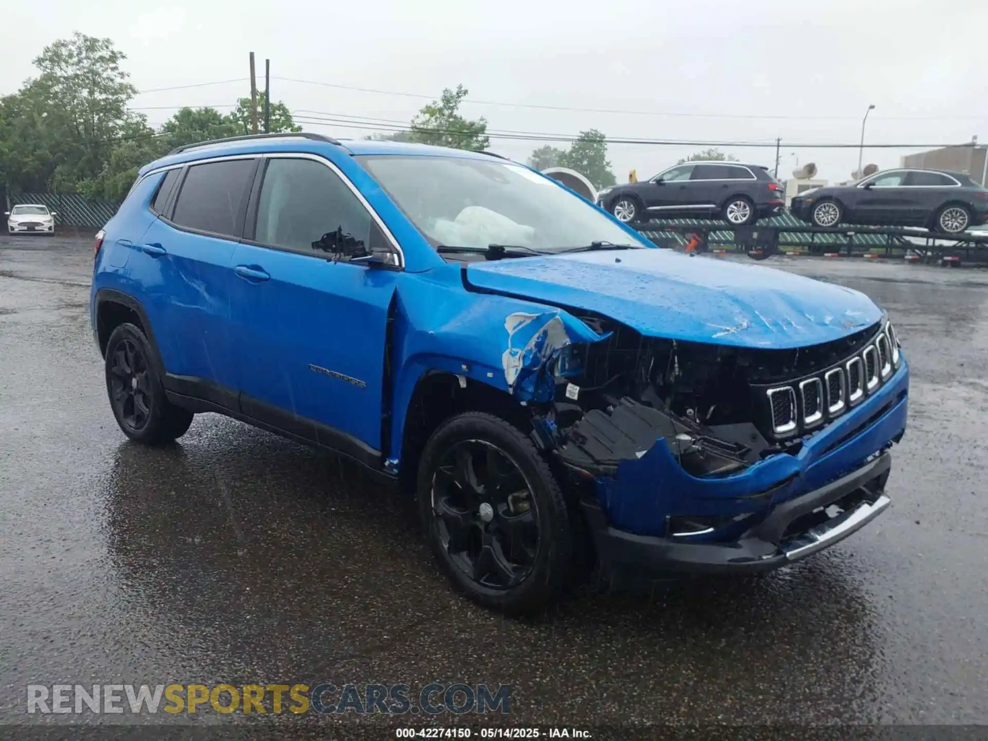 1 Photograph of a damaged car 3C4NJDCB1MT553336 JEEP COMPASS 2021