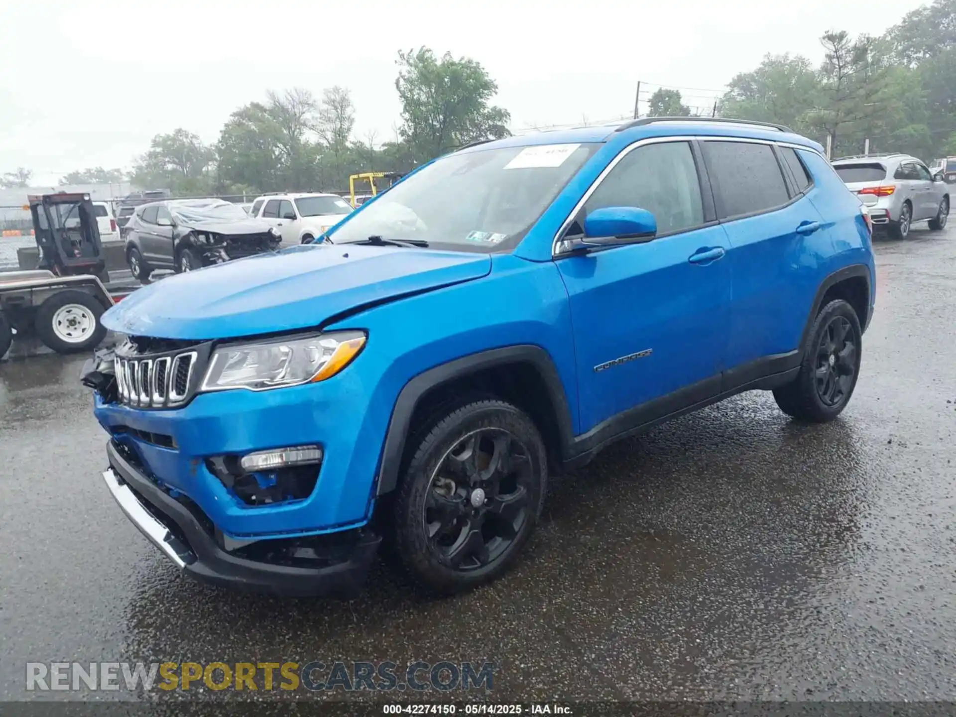 2 Photograph of a damaged car 3C4NJDCB1MT553336 JEEP COMPASS 2021